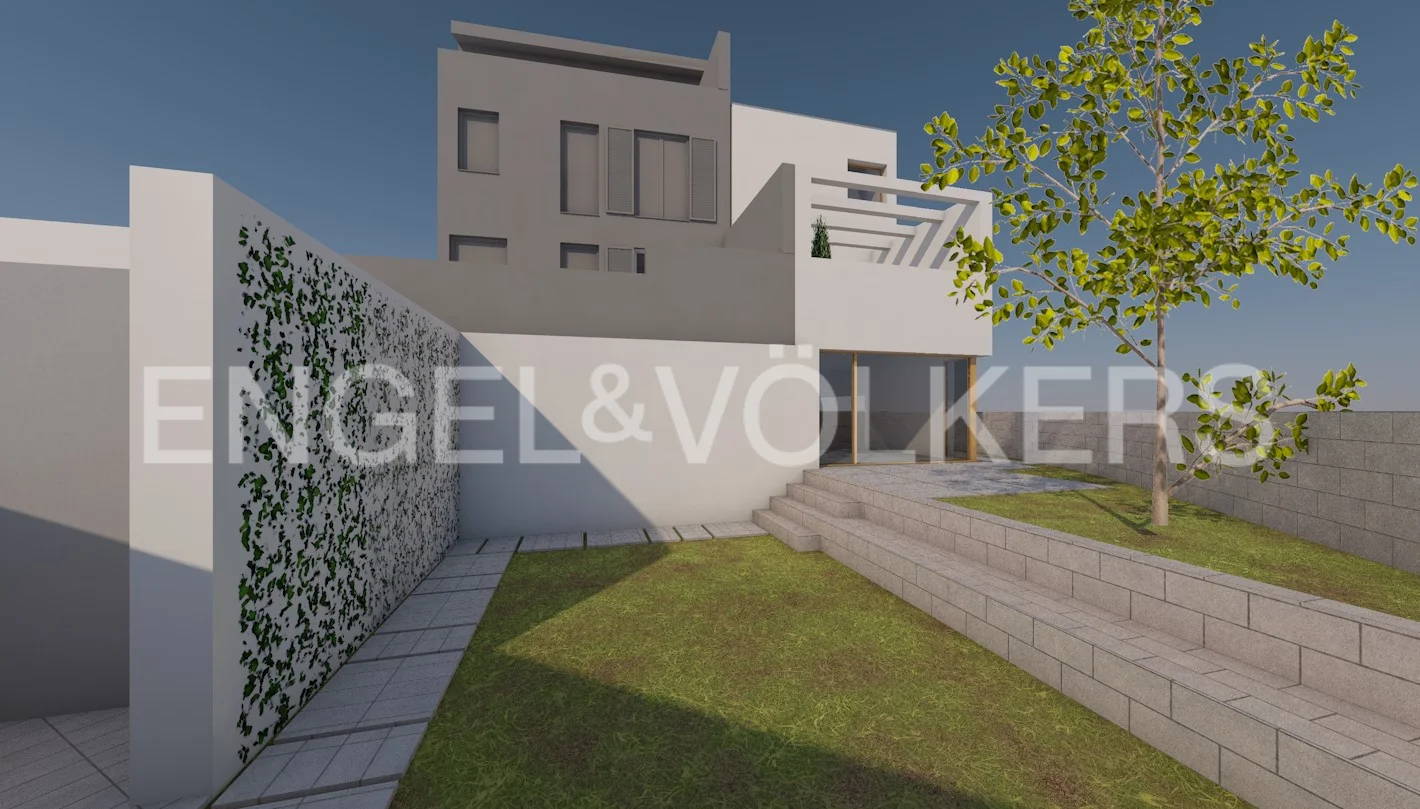 4-bedroom house for reconstruction, with an approved project, in Foz Velha