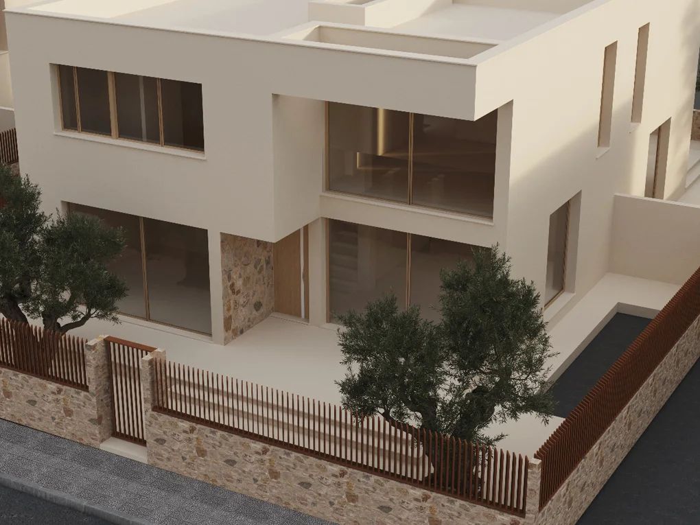 New build: Exquisite semi-detached houses for sale in Can Picafort