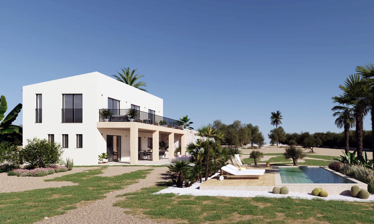 Finca moderna de nueva construcción