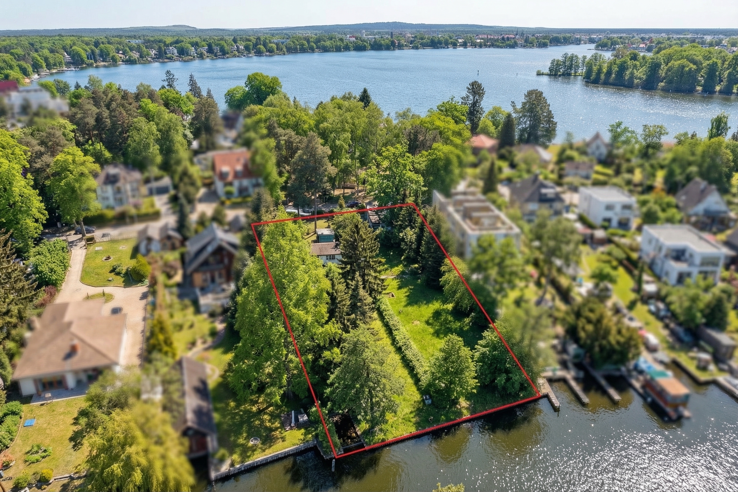 **Großes Filetstück - direkte Wasserlage **                                                                       "PROVISIONSFREI für Käufer"