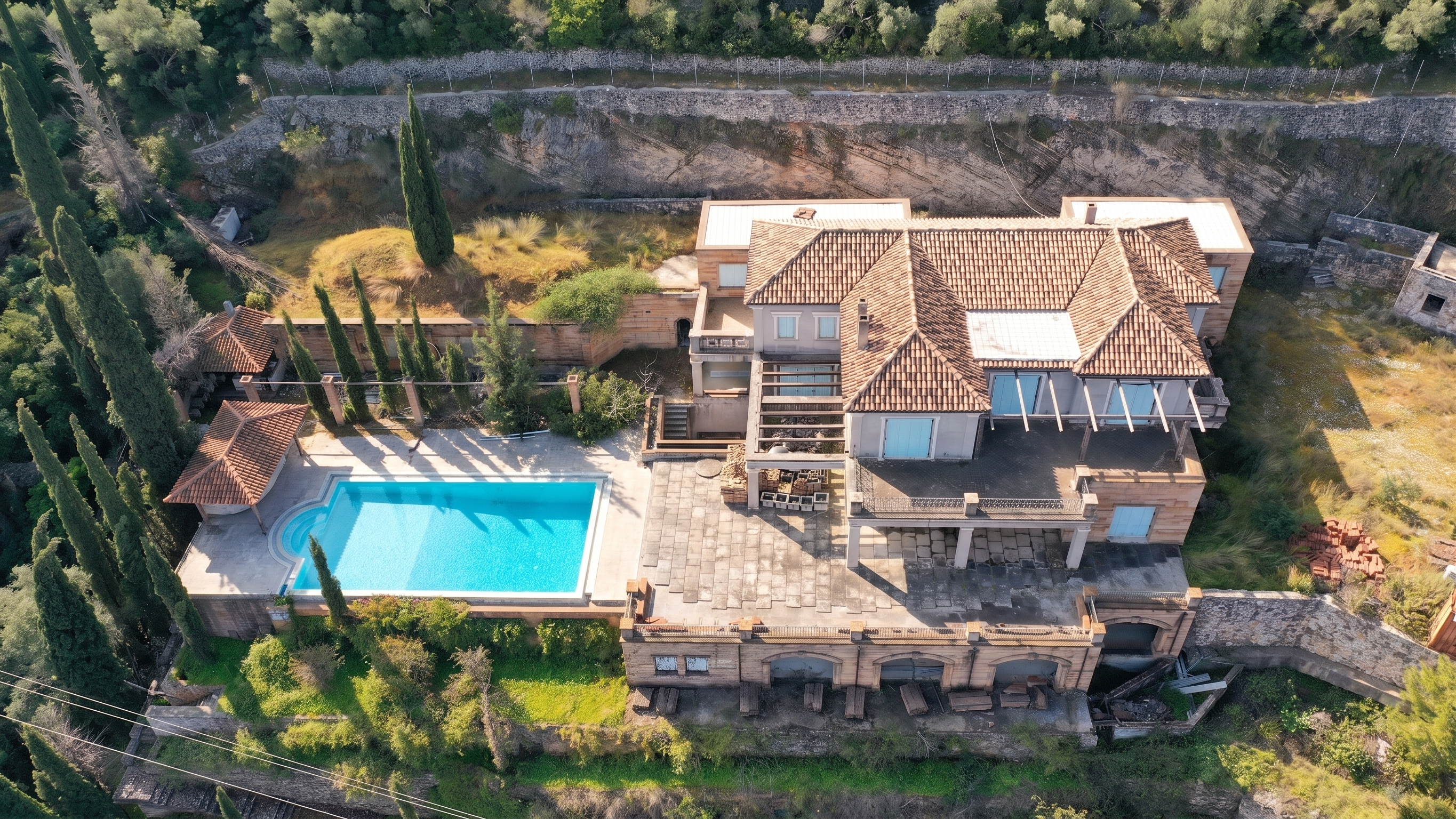 Ithaca Unique Residence – Architectural renovation project over the Ionian sea