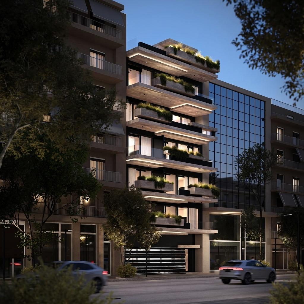 A+ energy efficient penthouse with private roof terrace in Pangrati