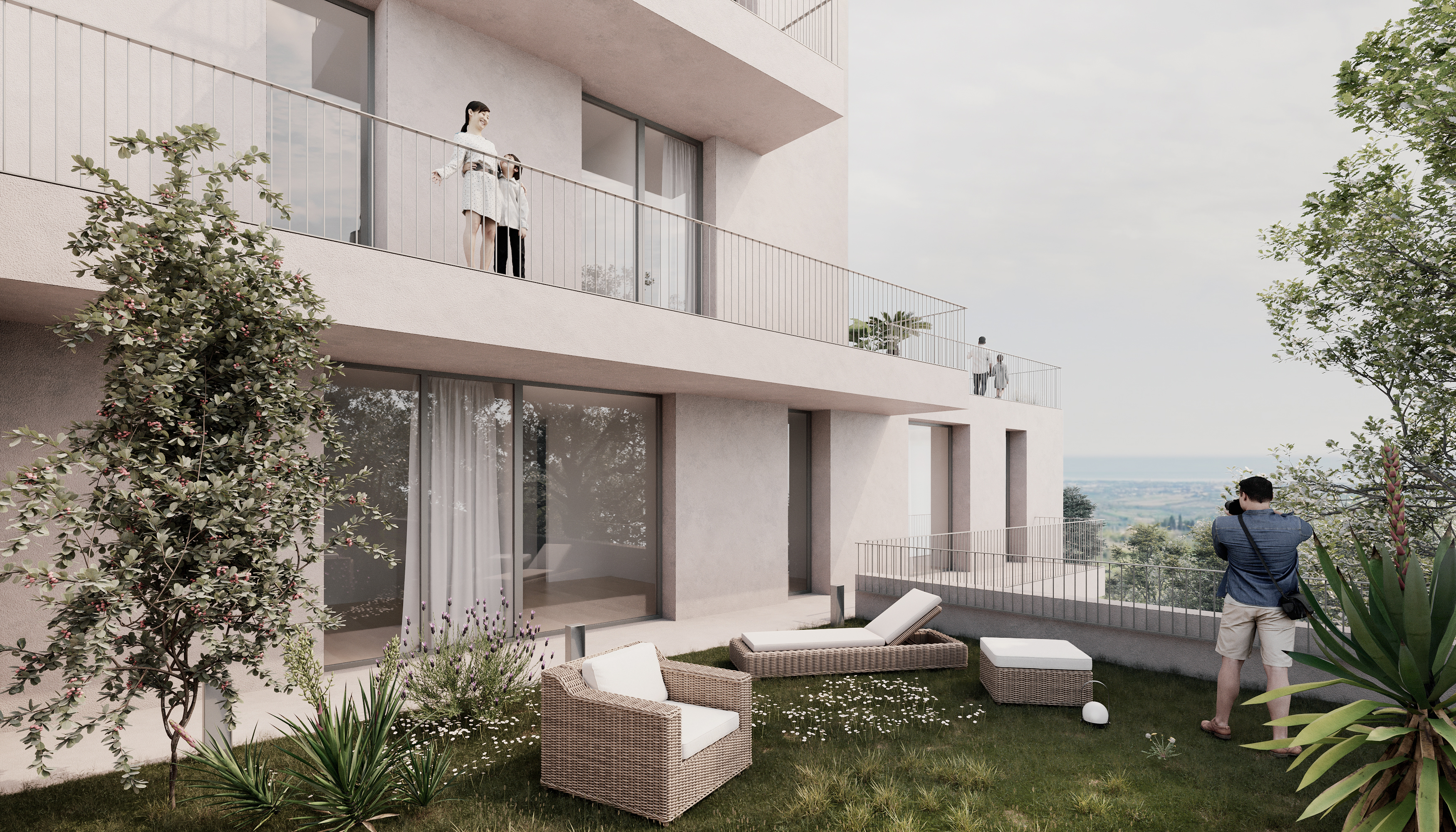 Symphony - Apartment with panoramic double exposure