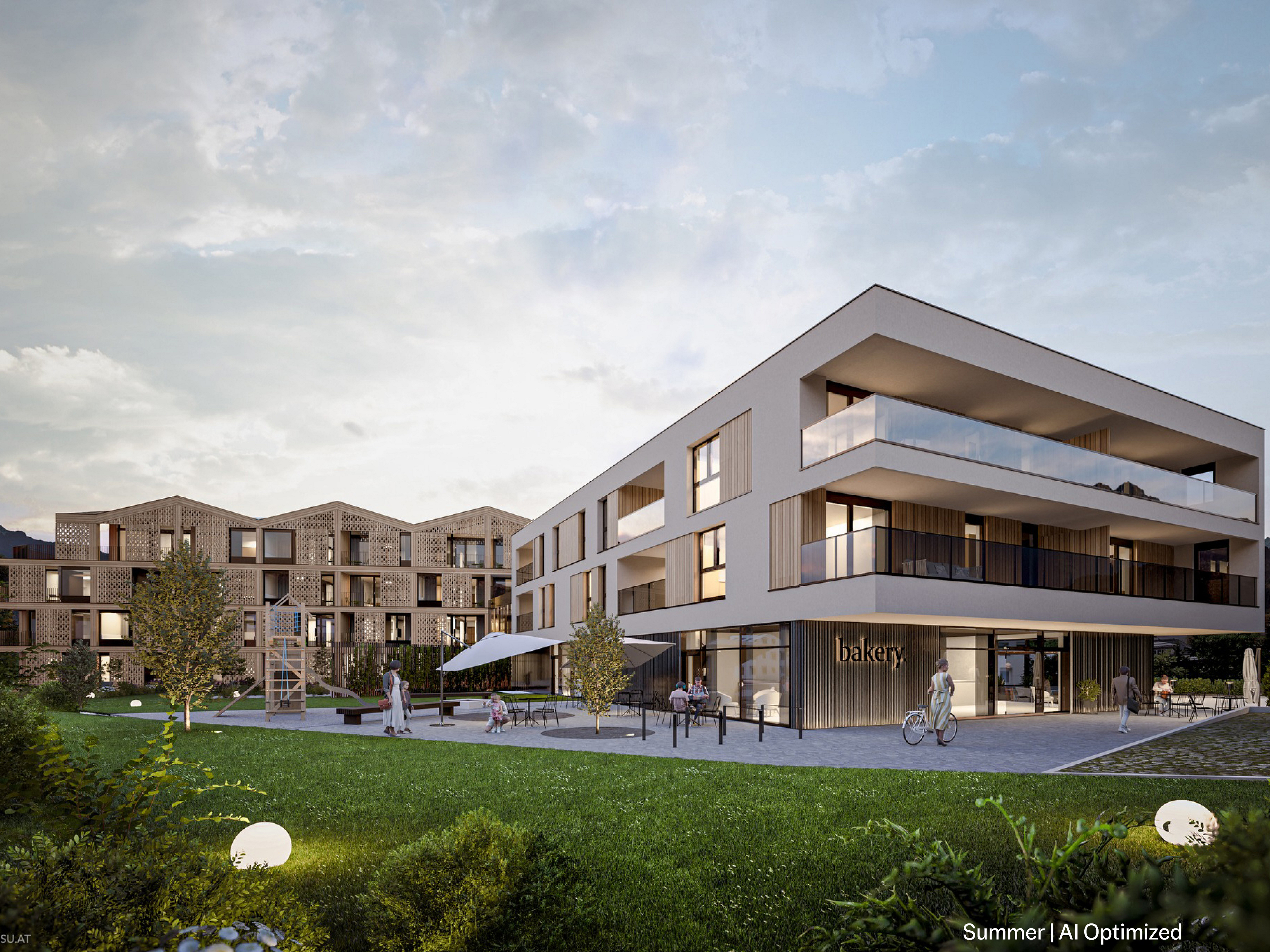 New construction planned: Condominium at the gateway to Karwendel