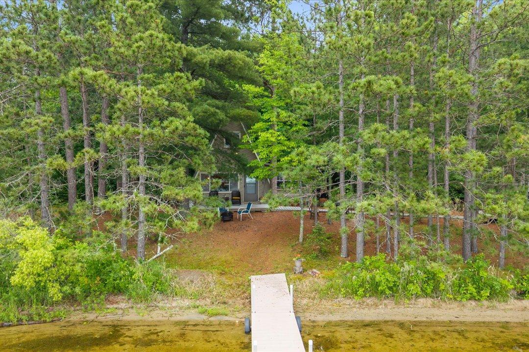 Iconic Vermillion Lake A-Frame: 80' Frontage & Deck