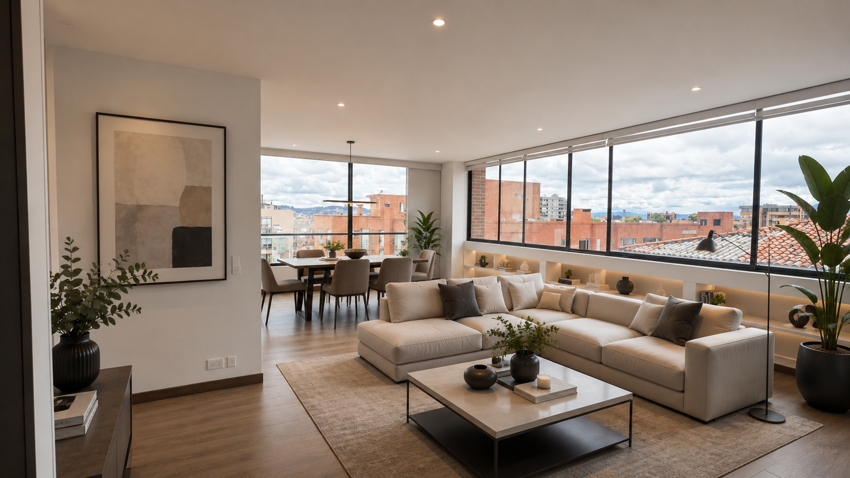 Penthouse con balcón en venta en Santa Paula