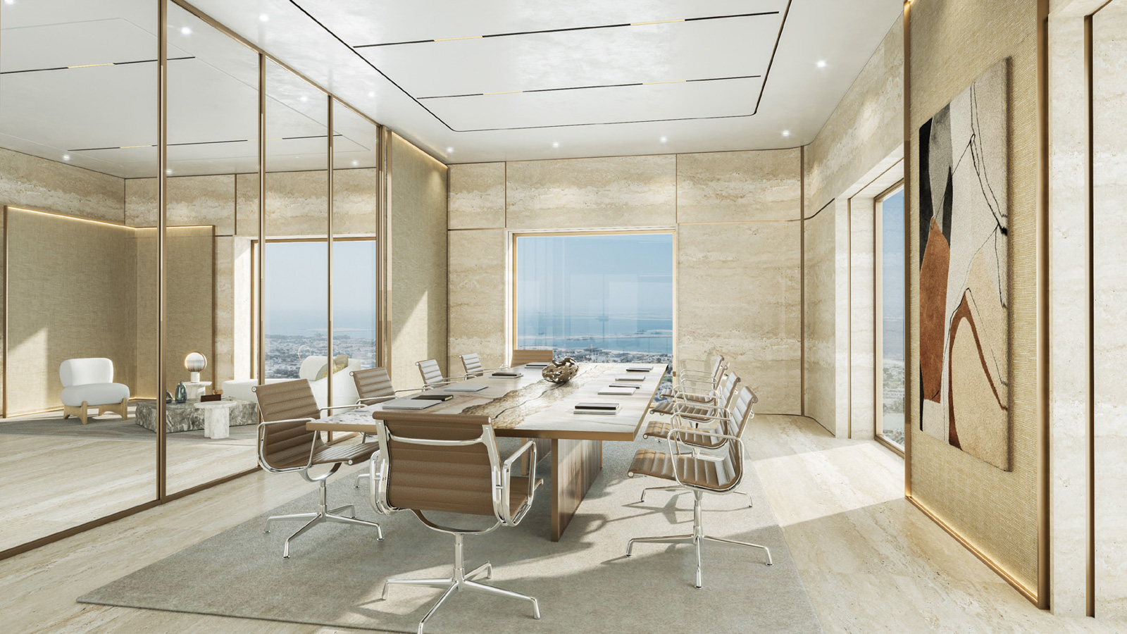 4 Parkings | Sea & SZR Views | AHS Tower