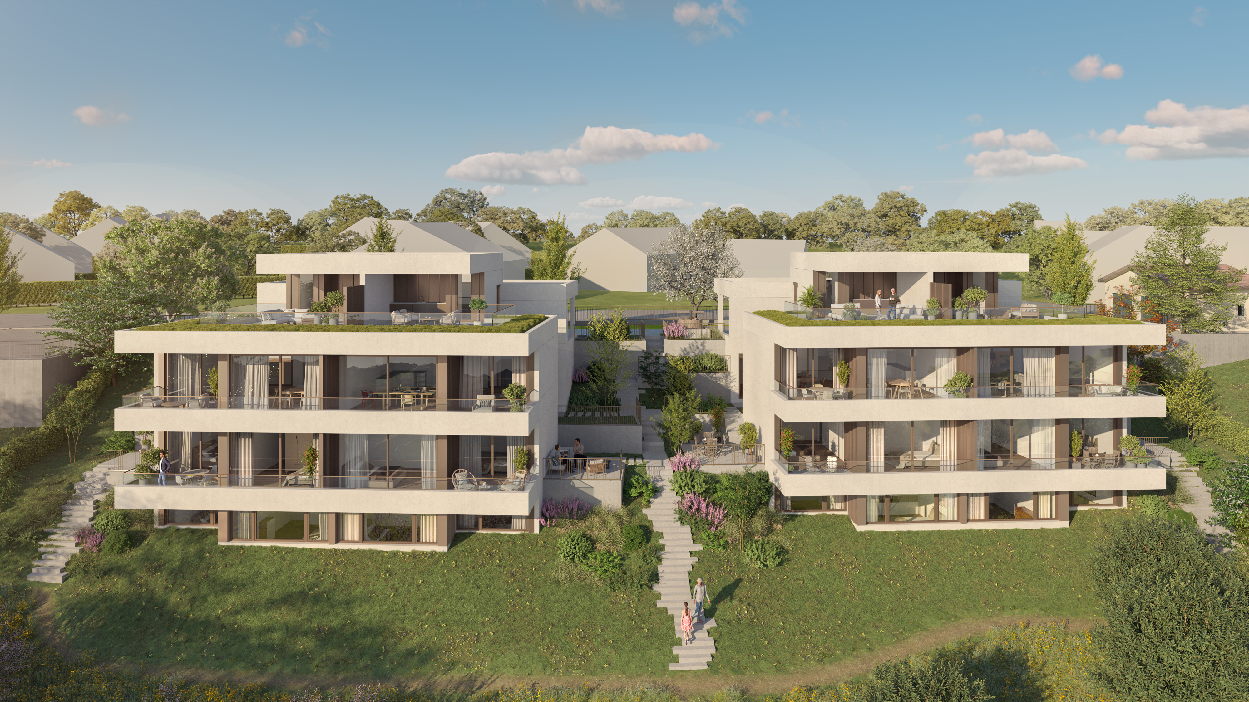 Les Toits du Rhône – 7-room contemporary high-energy-performance villa with unobstructed views