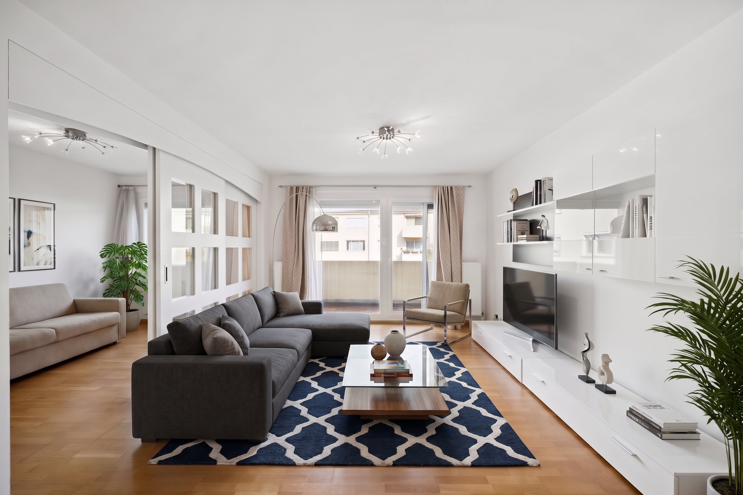 Gemütliche 4-Zimmer-Wohnung mit Balkon und hervorragender Anbindung ins Stadtzentrum [KI-modifiziert]