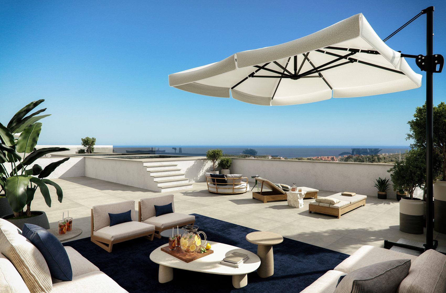 The Space You've Been Looking For:Penthouse with Unobstructed Views in Crystal Lagoon, Casares Costa