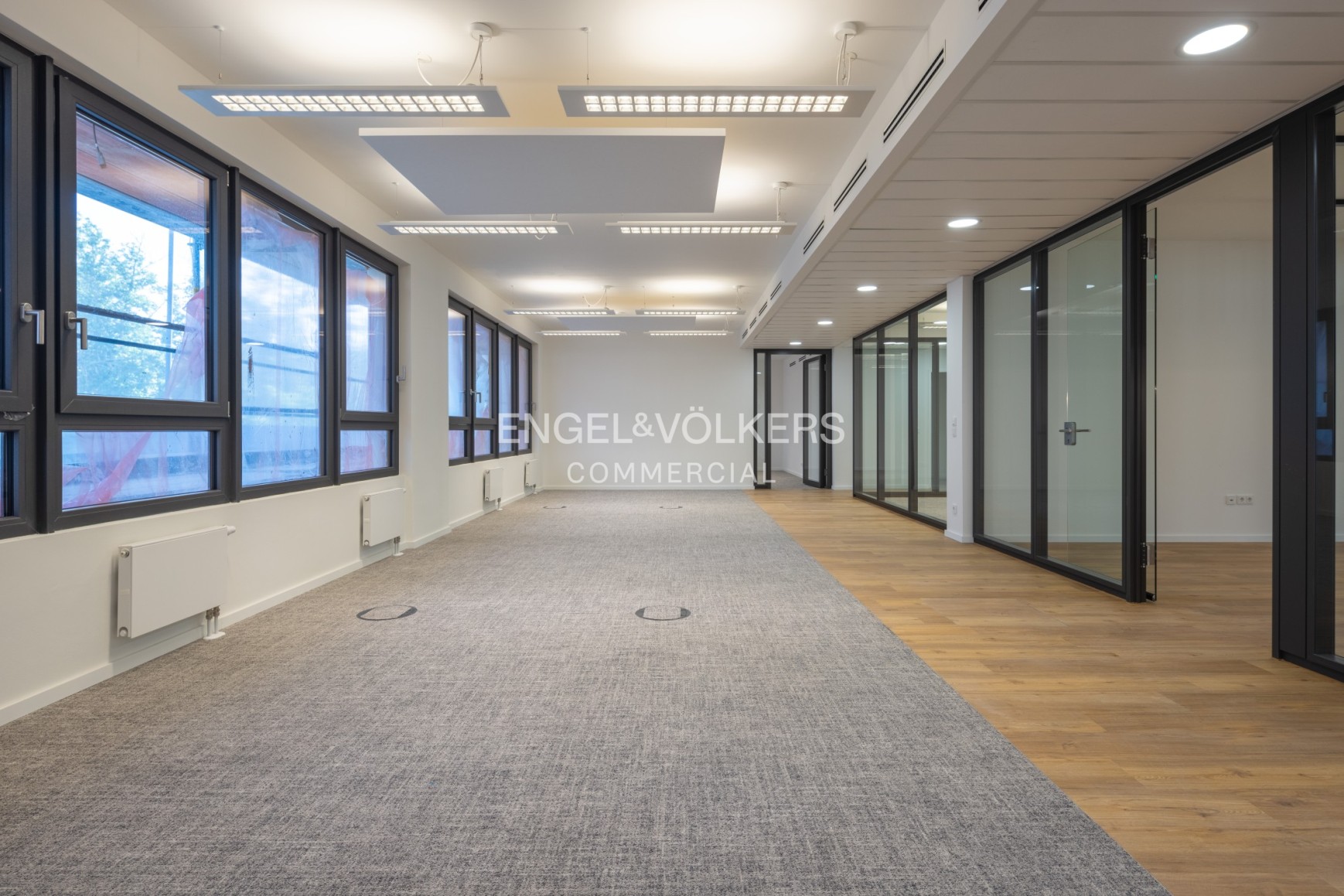 Großzügiges Office mit flexibler Aufteilung