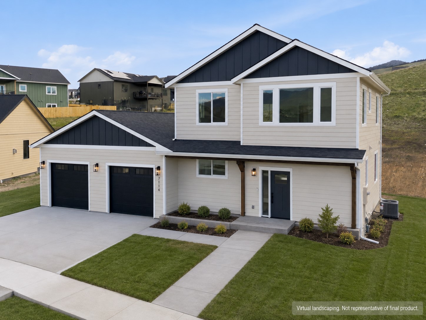 New Construction with Mountain Views