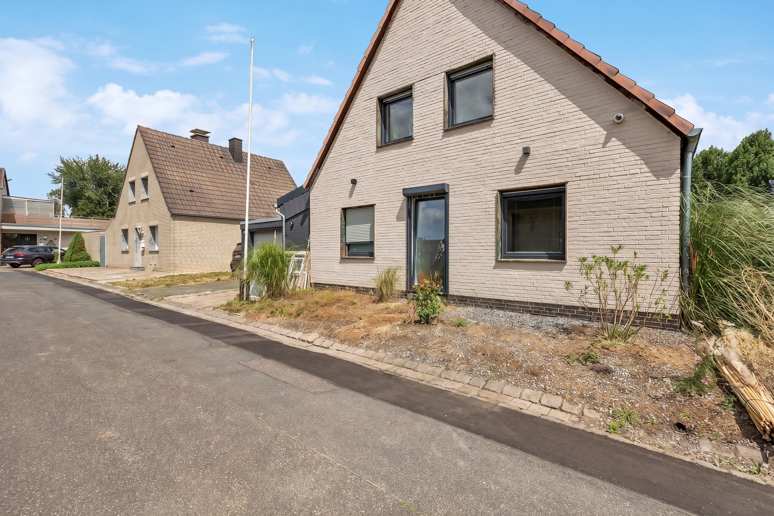 Charming single-family home in a quiet residential neighborhood [AI-modified]