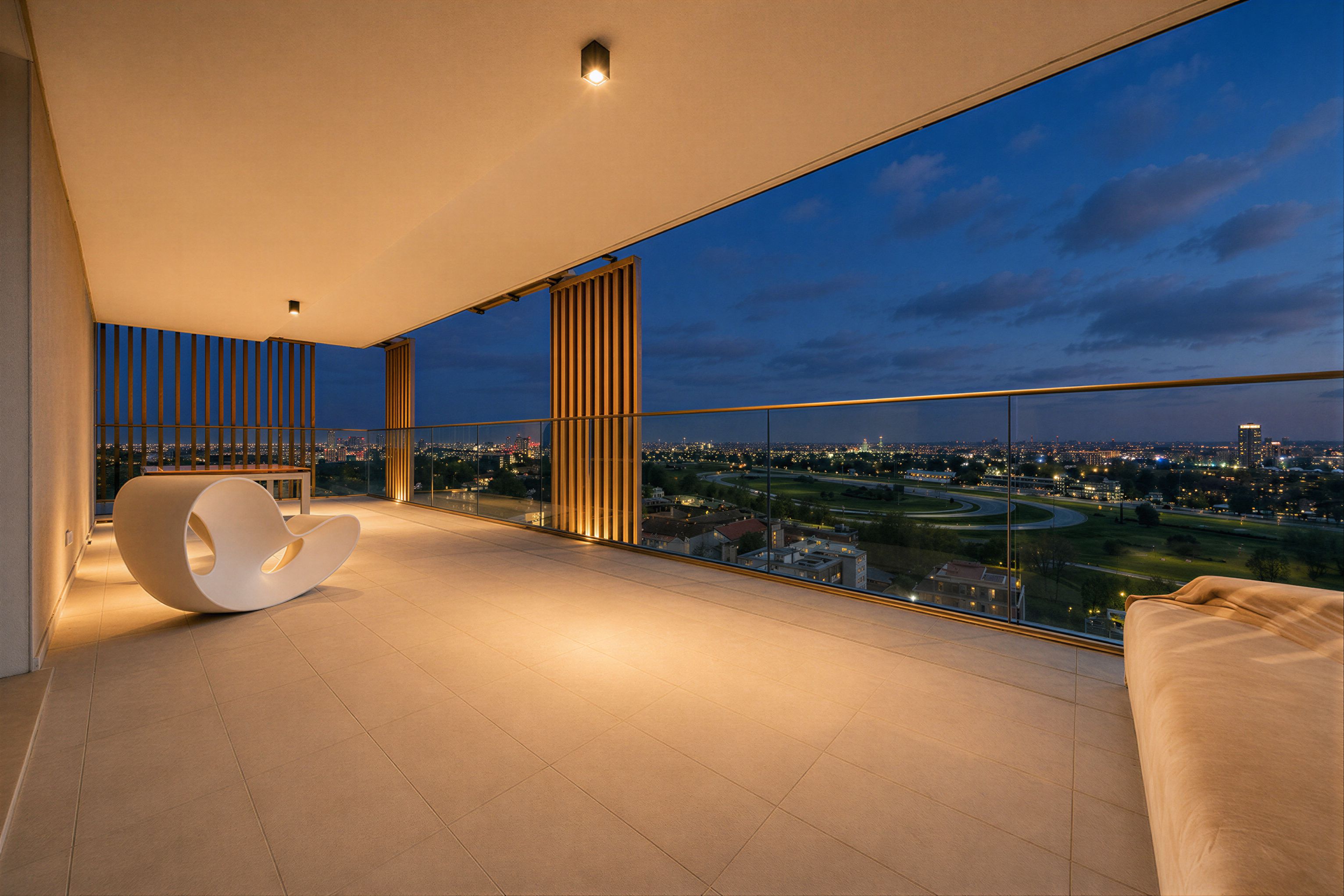 Panoramic apartment with terrace in the new Hippodrome residential complex