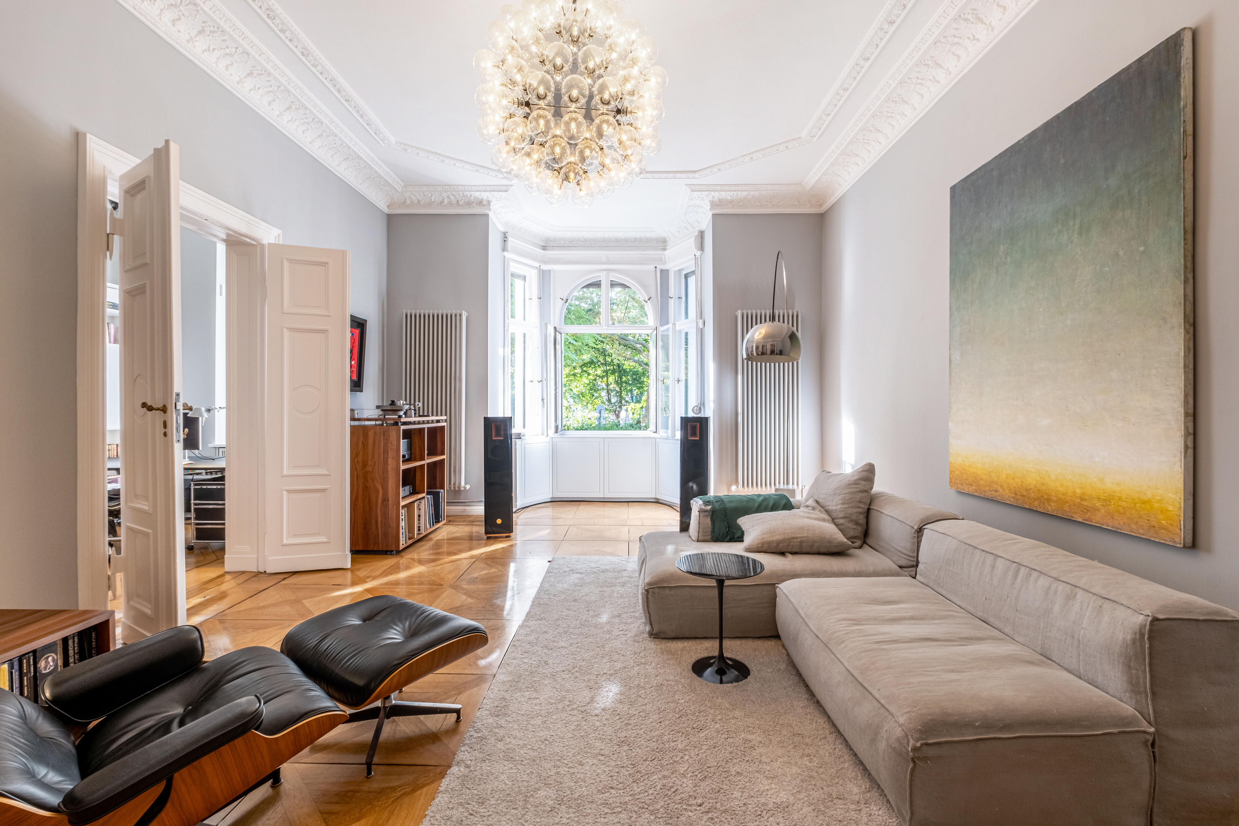 Historic masterpiece, modern interior: prestigious period duplex apartment by the Luisenstadt Canal