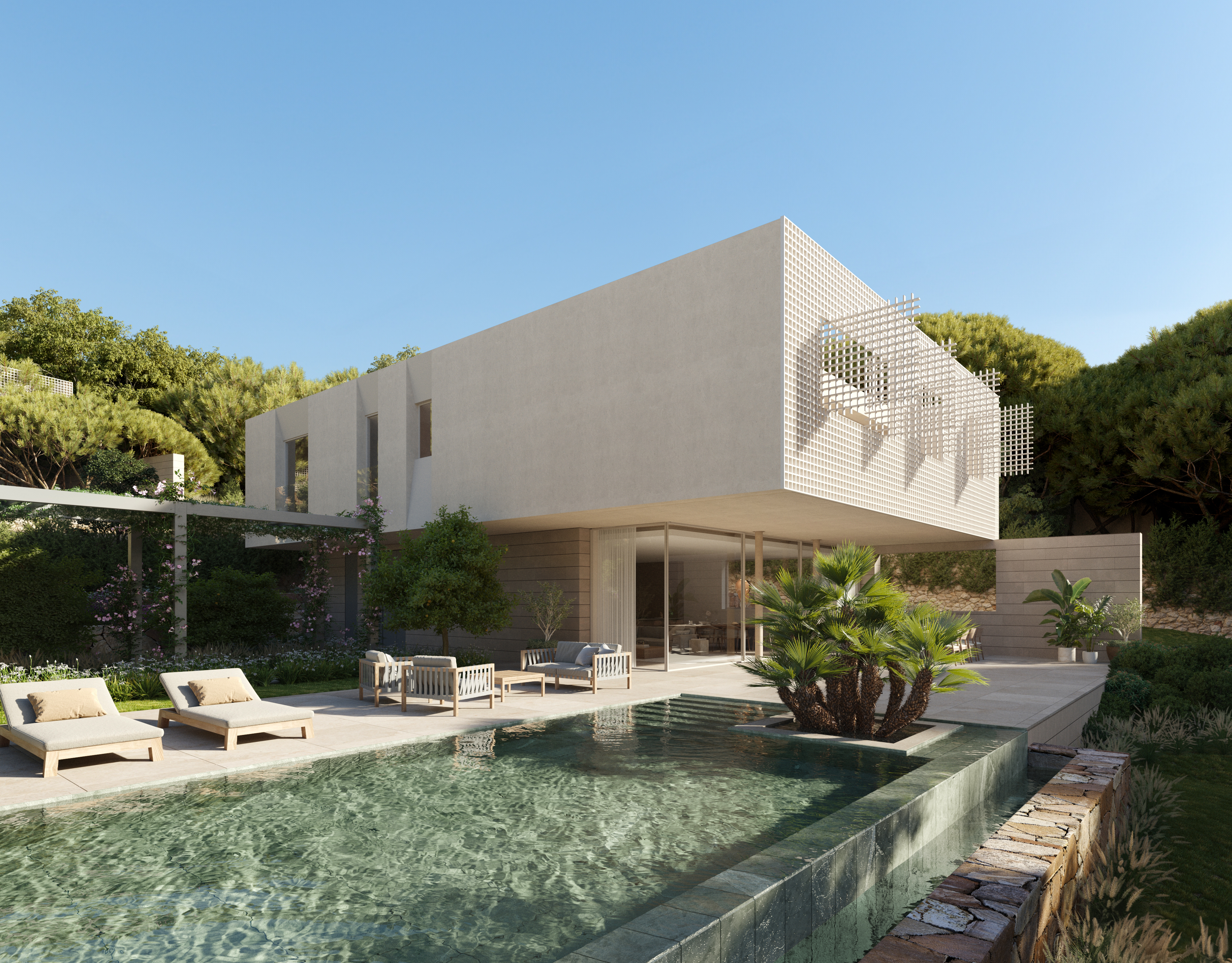 Verdemar: Designer New-Build Villa with Sea Views, Garden and Pool