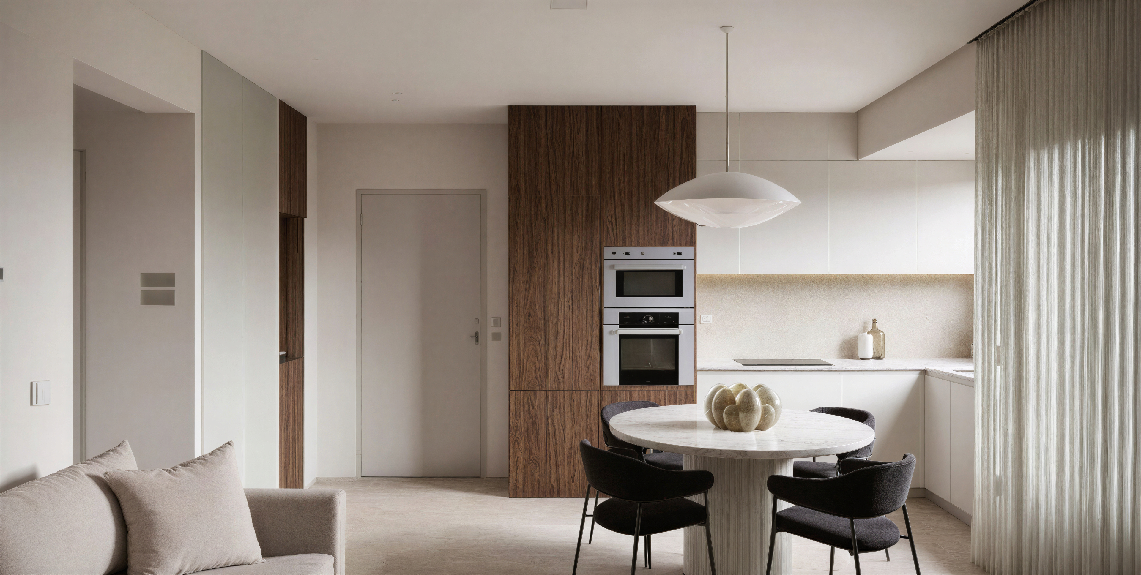 Newly built second-floor apartment