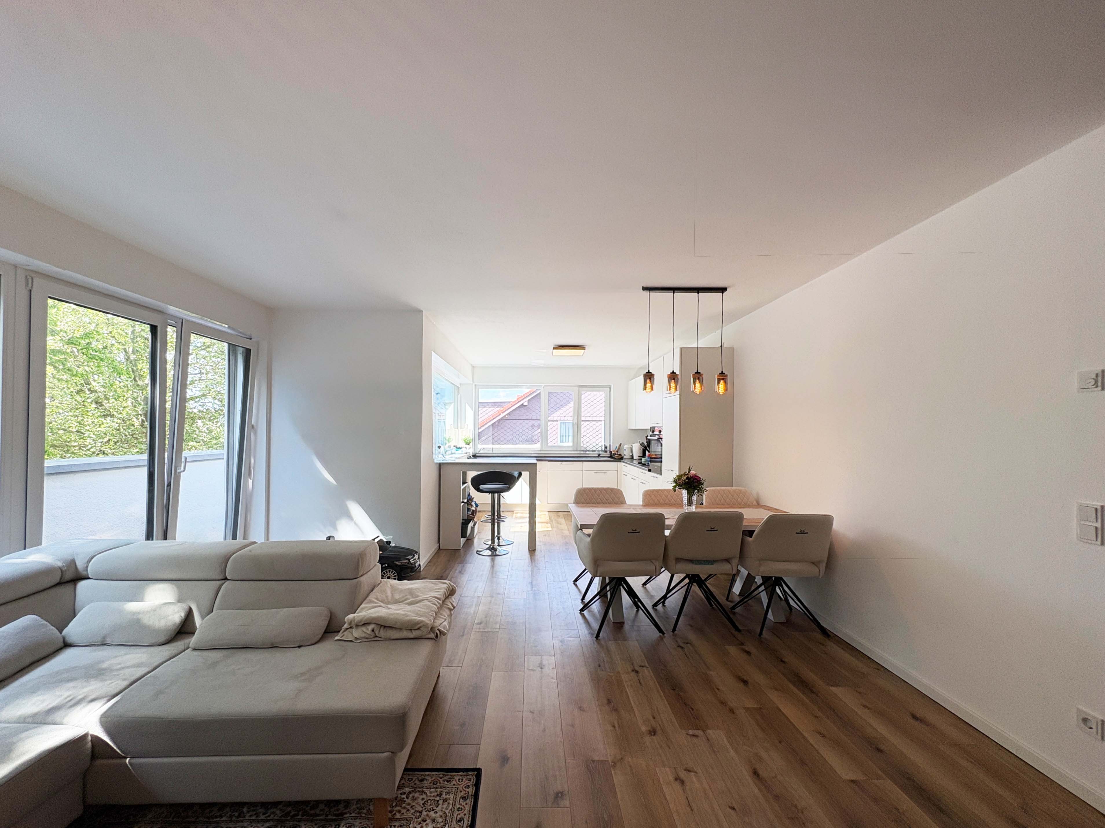 Penthouse mit Blick ins Grüne