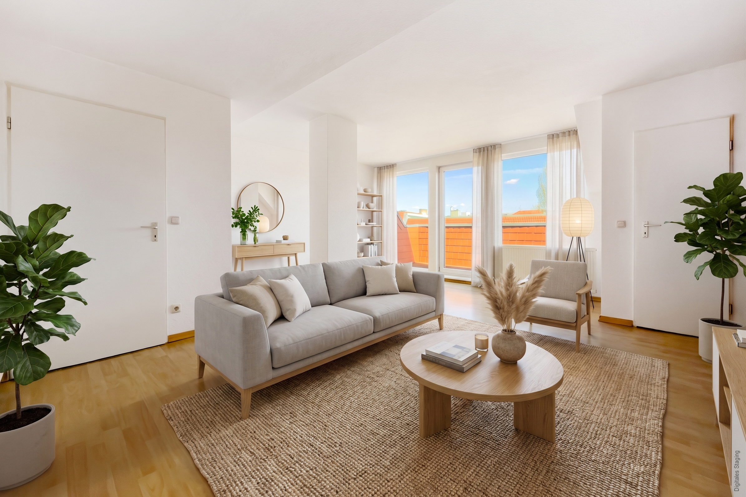 3-Zimmer-Dachgeschosswohnung mit Terrasse und Aussicht