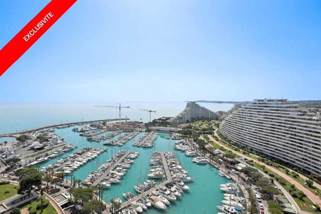 Marina baie des anges - waterfront apartment on a high floor