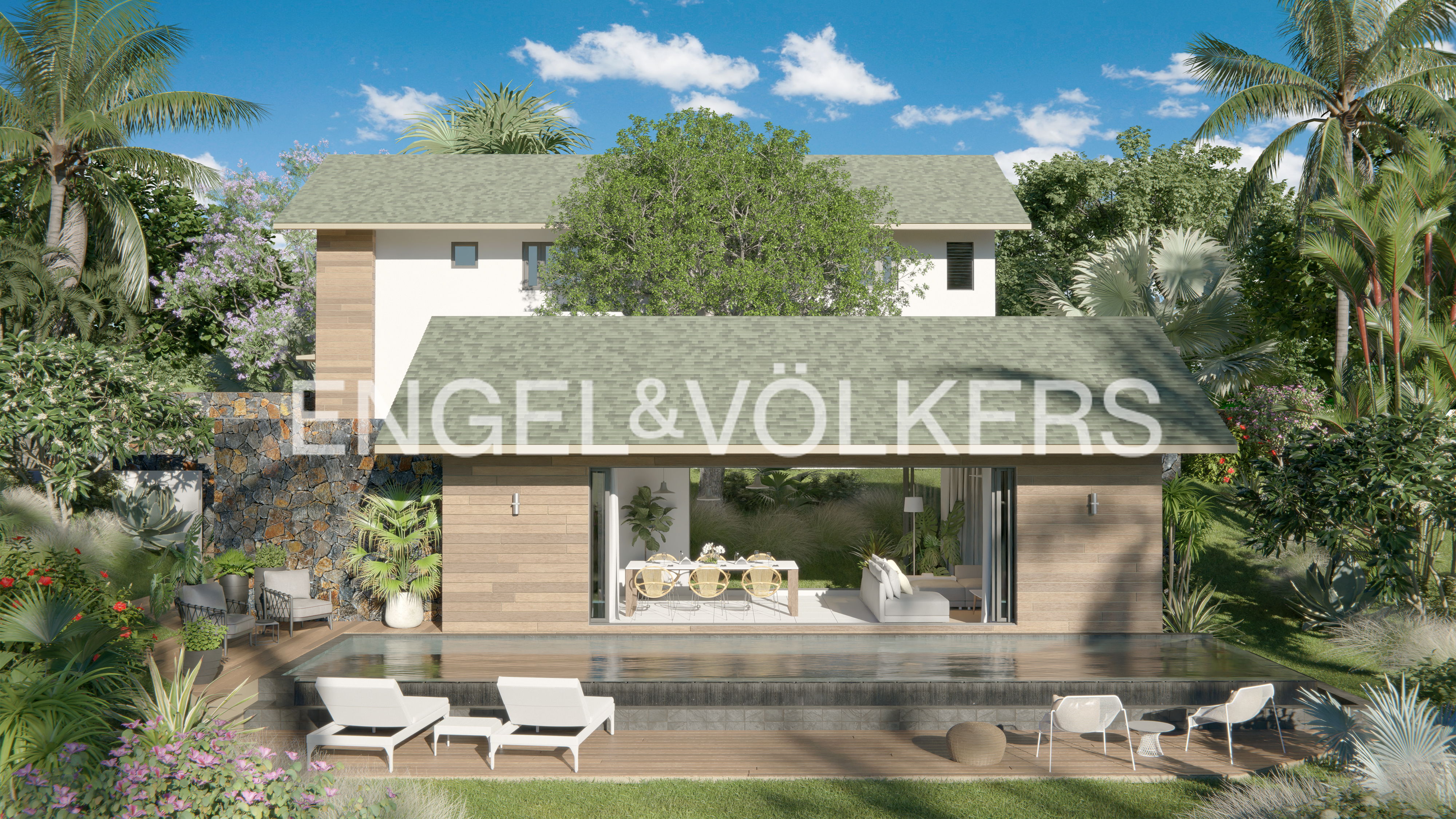 For Sale - Off Plan Eco Villa with Mountain View in Black River