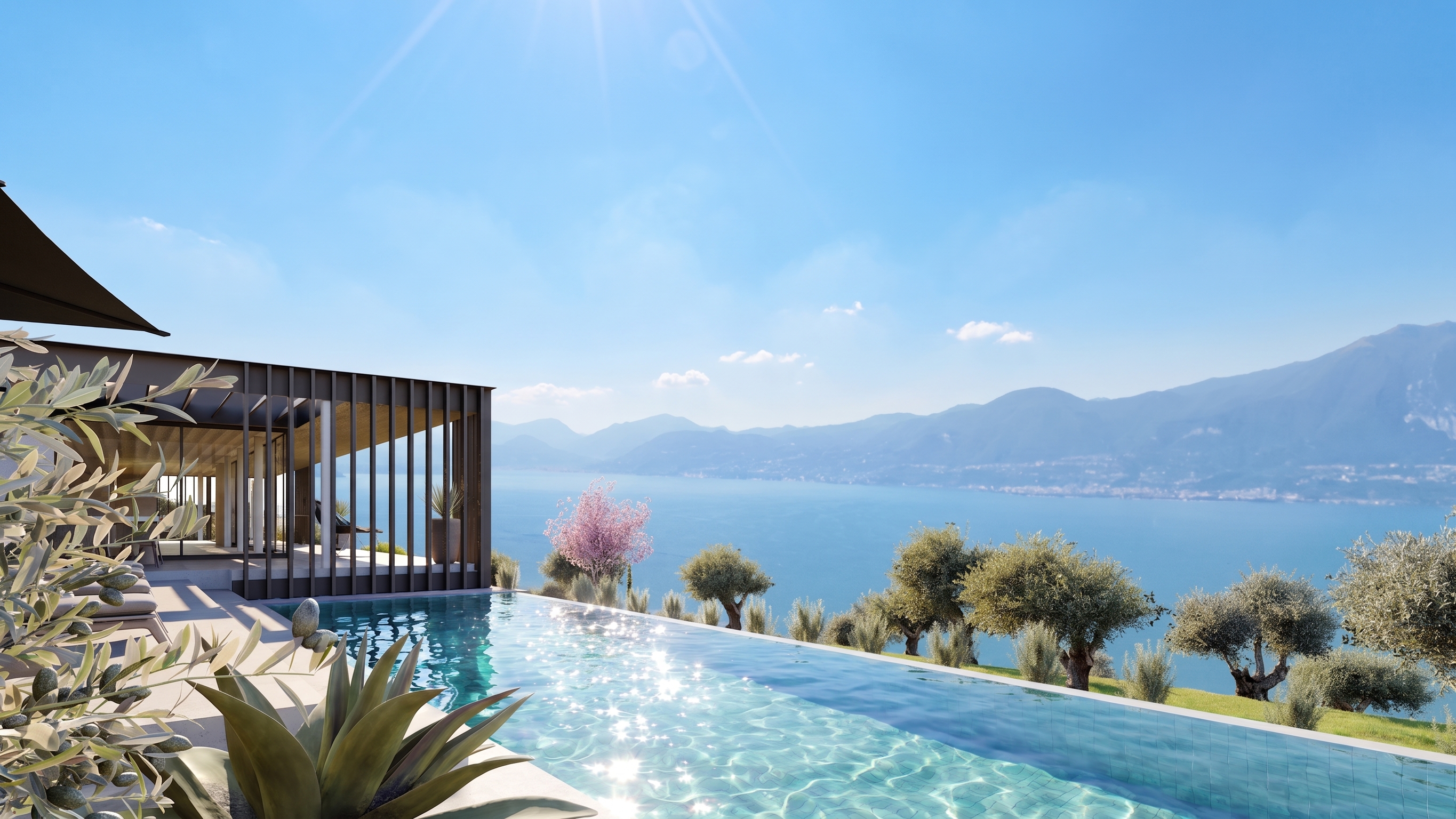 VILLA ALTURA                                                                                                                         The privilege of commanding views over Lake Garda