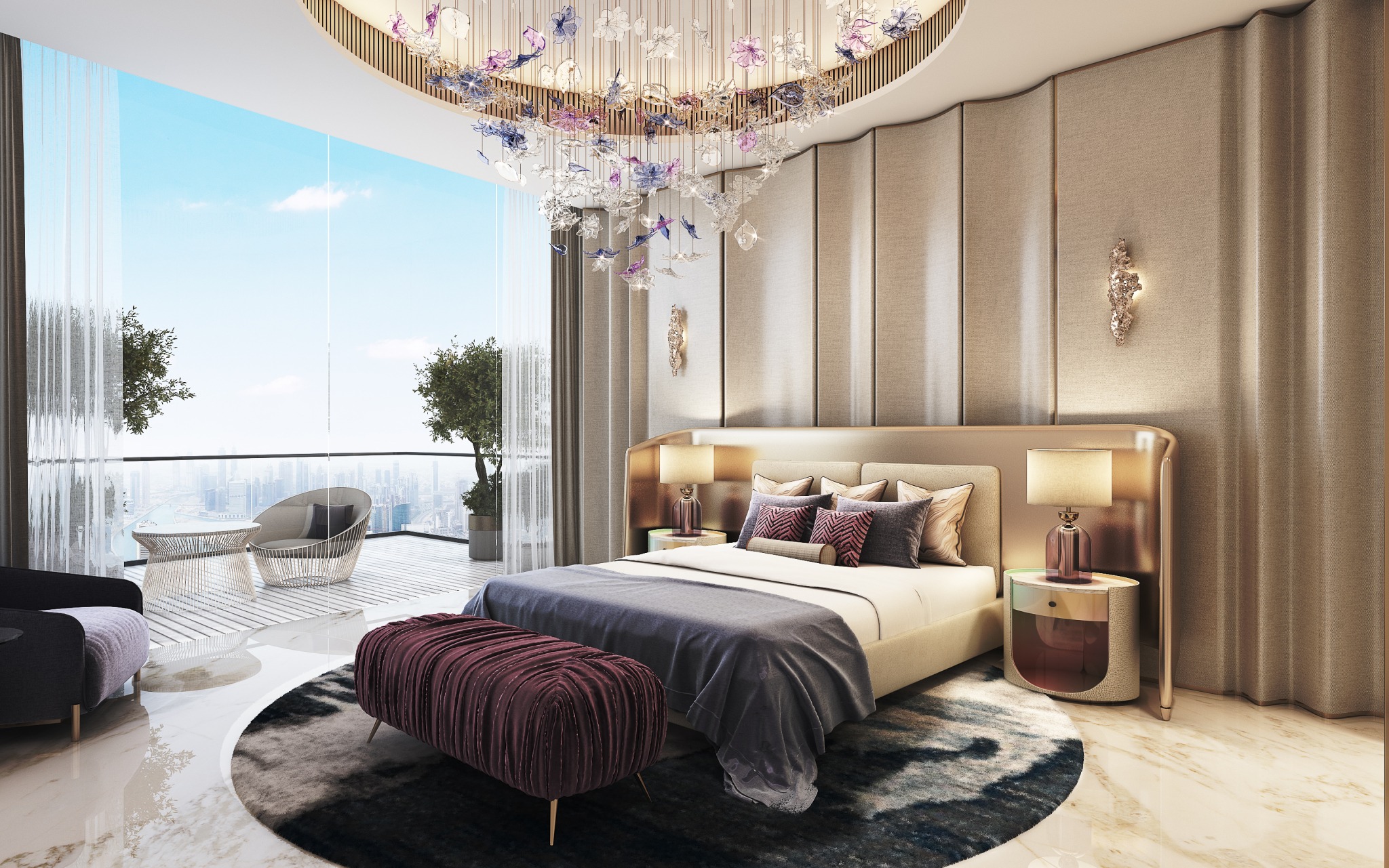 Elegant Waterfront Living | Premium 1-Bedroom Residence | Canal & Skyline Views
