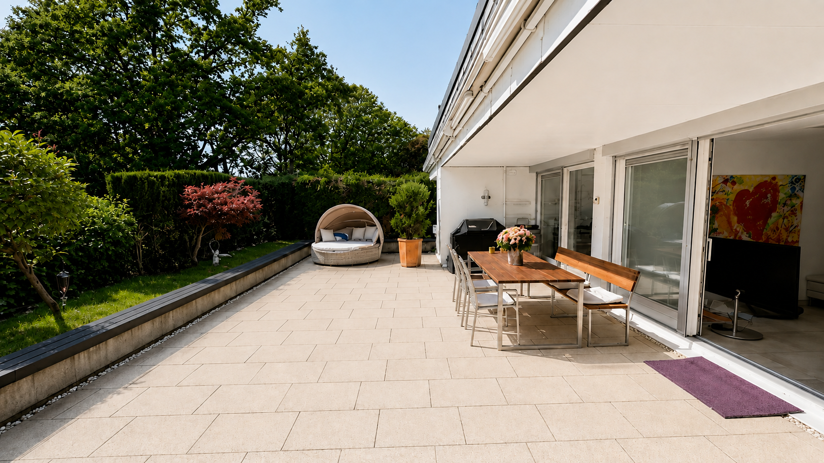 Außergewöhnliches Terrassenhaus  im gefragten Bauhaus-Ensemble von Waiblingen-Neustadt