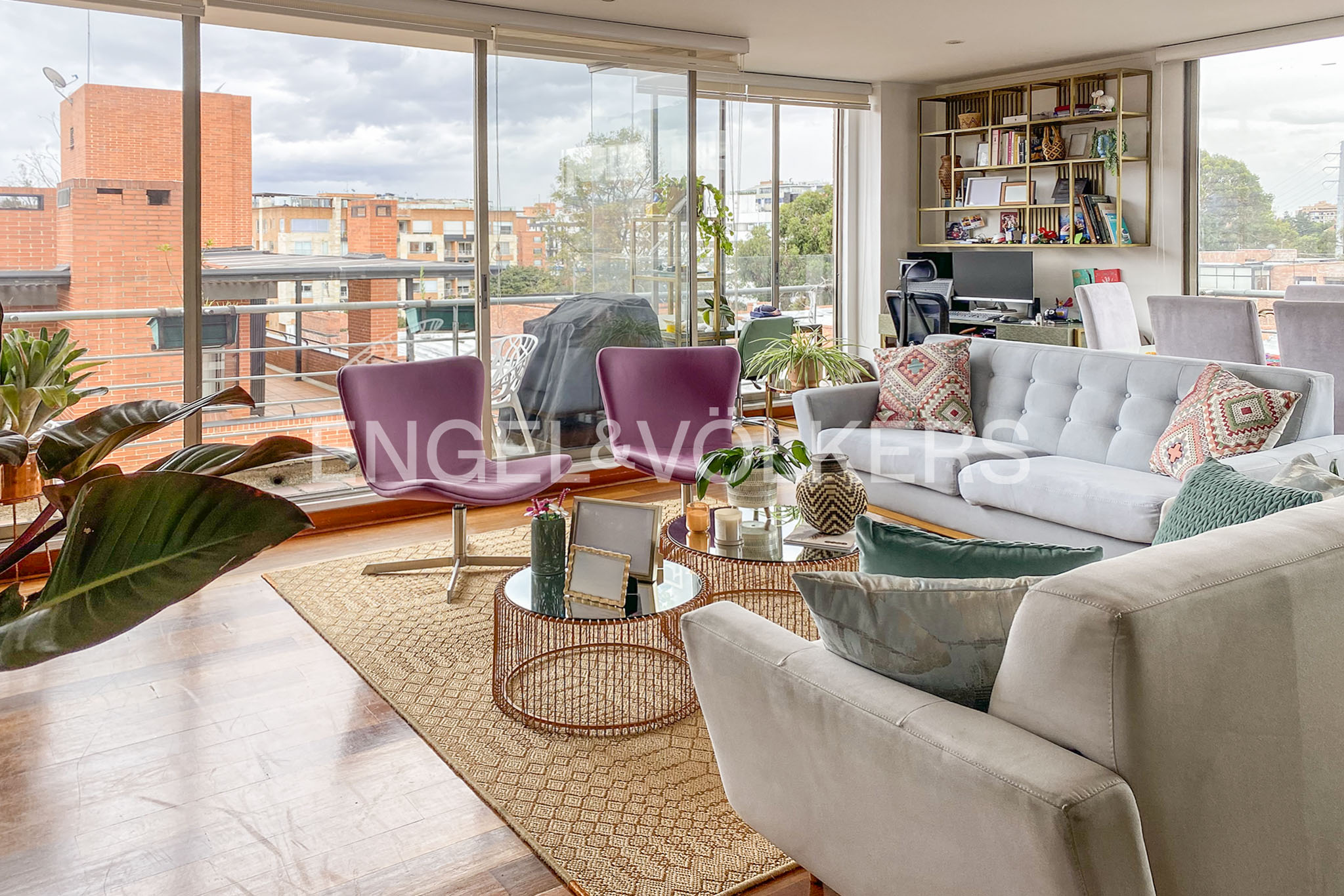 Apartamento con balcón para venta en Santa Bárbara