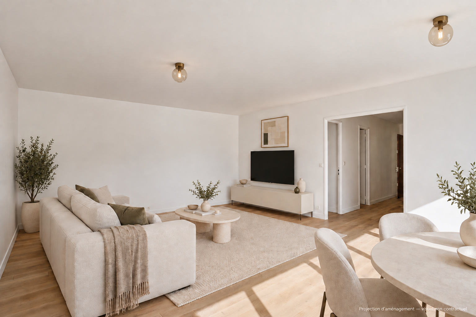 Saint-Lambert / Vaugirard – 1-bedroom – 66 m² – Balcony – Unobstructed view