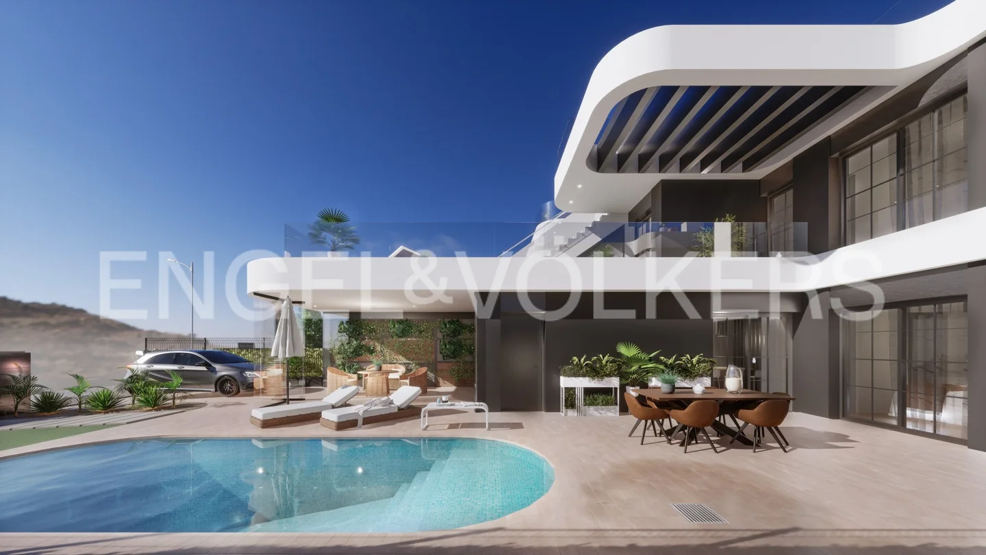 Modern new construction villas with pool in Los Alcázares-La Serena Golf