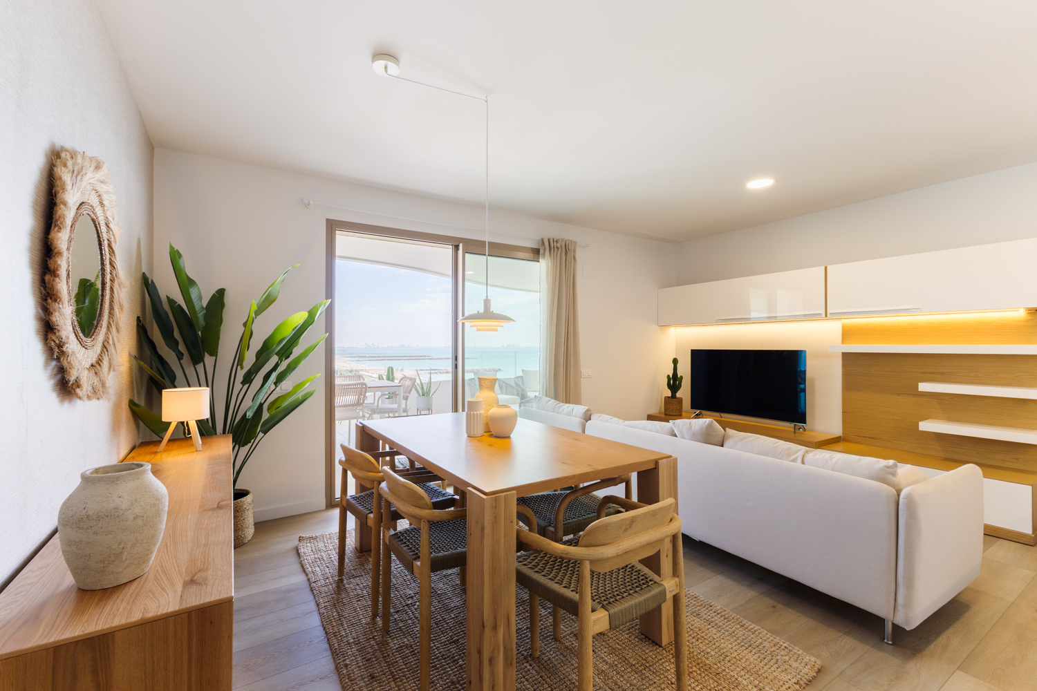Brand-new beachfront luxury with terrace and panoramic sea views