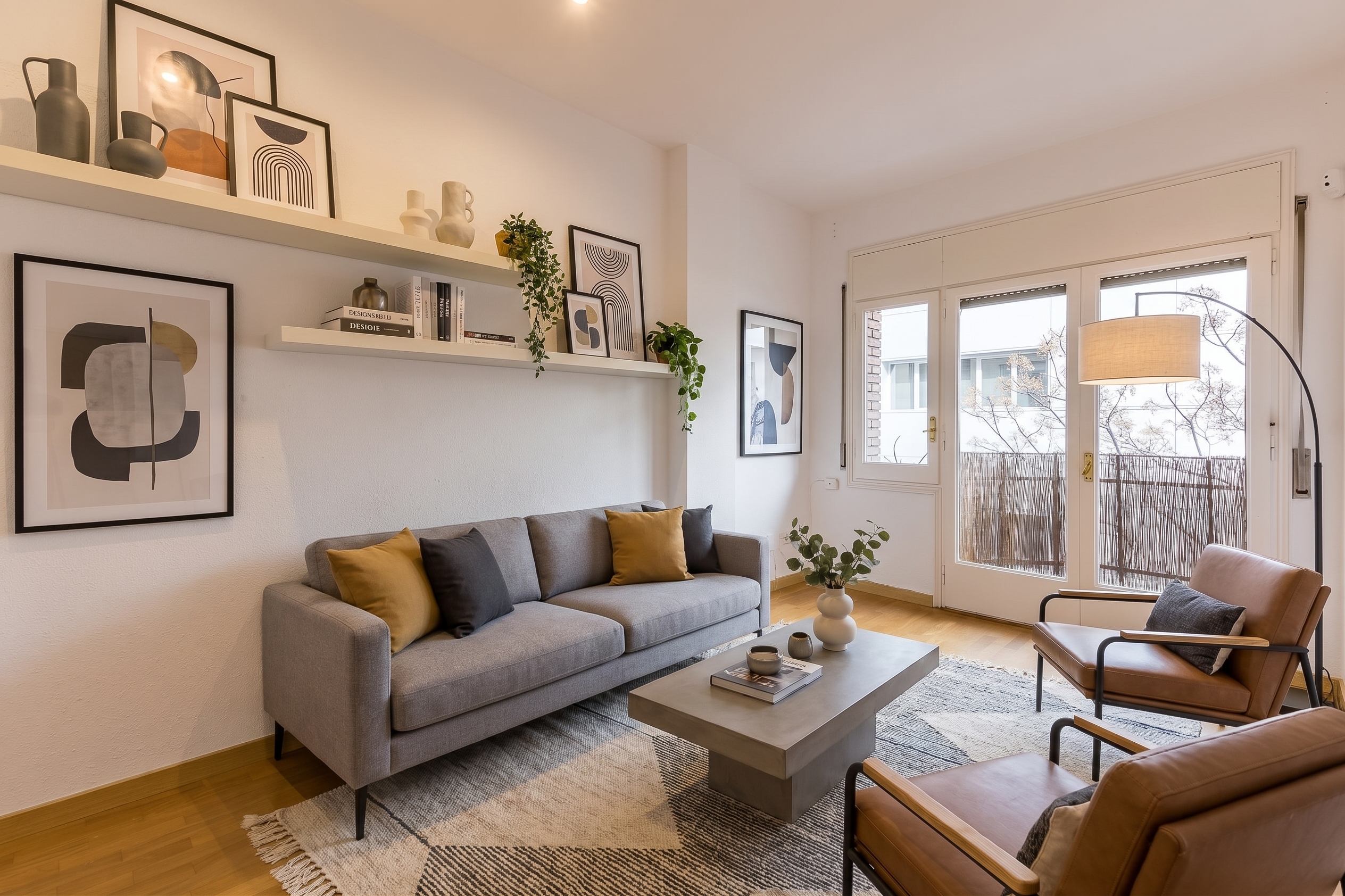 Penthouse in the upper area of ​​Gracia, Barcelona [KI-modifiziert]