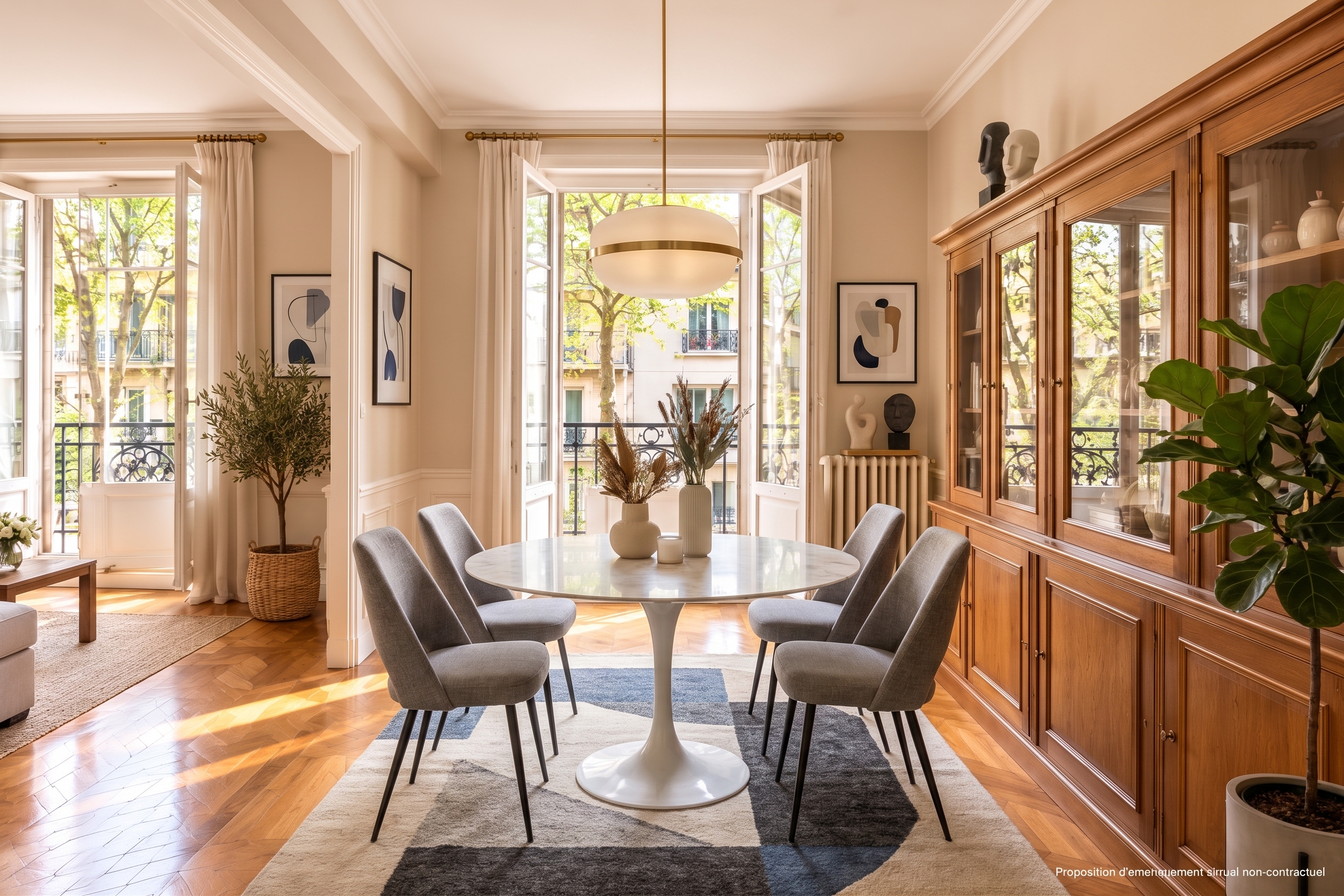 Charming family apartment in need of renovation – Chardon-Lagache, Paris 16th – Great potential for customization [AI-modified]