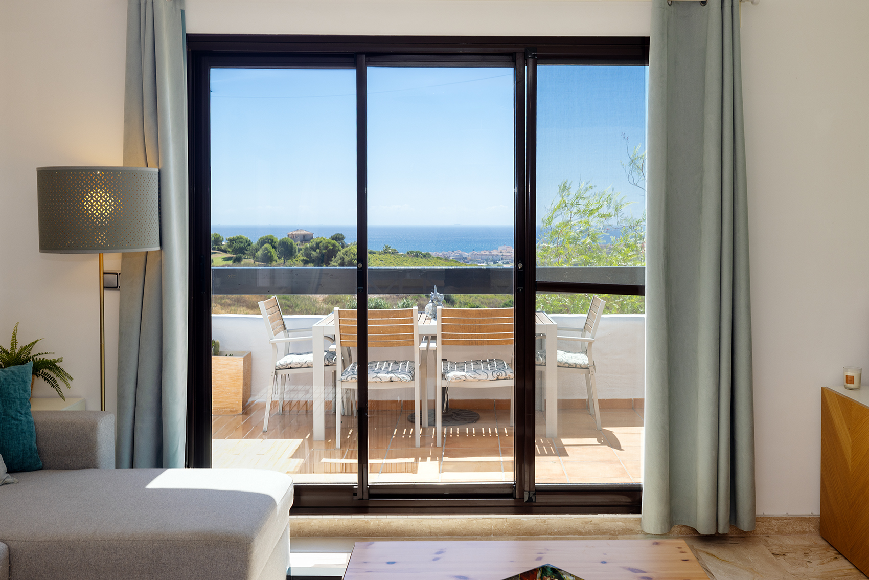 Exceptional Corner Apartment with Panoramic Sea & Mountain Views