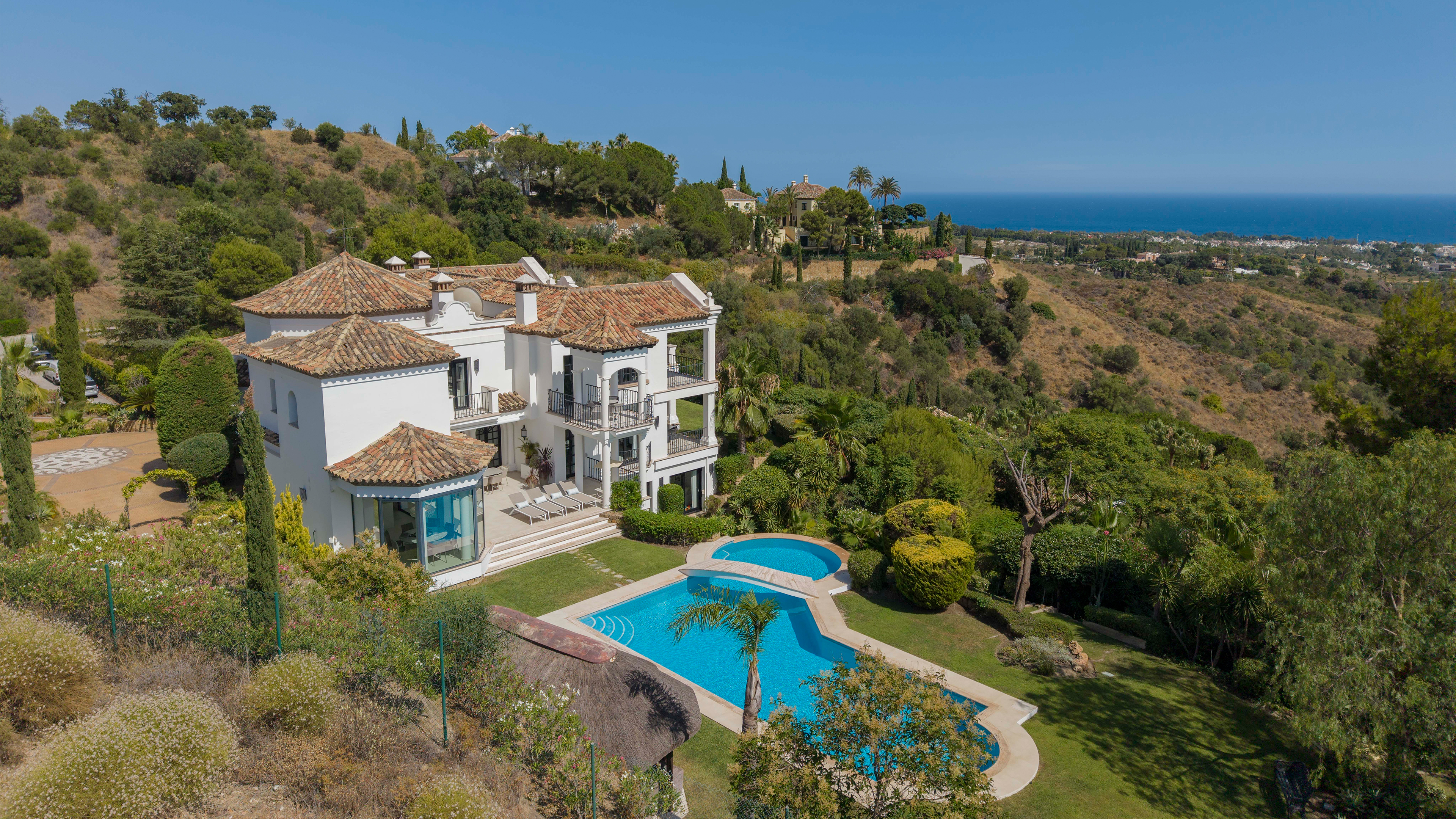 Andalusian Style Villa with Unmatched Privacy and Panoramic Sea Views