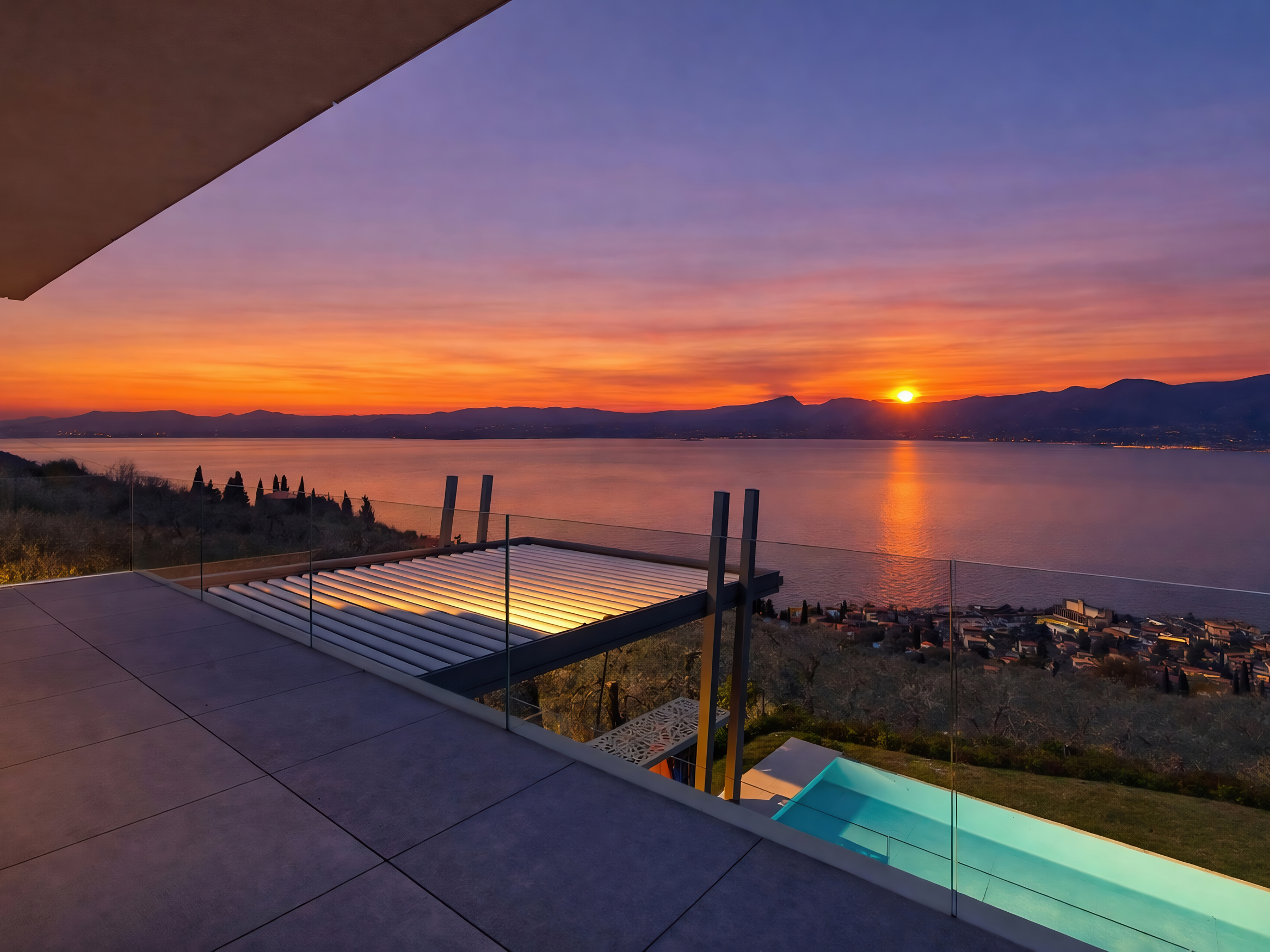 Moderne Villa mit atemberaubendem Seeblick