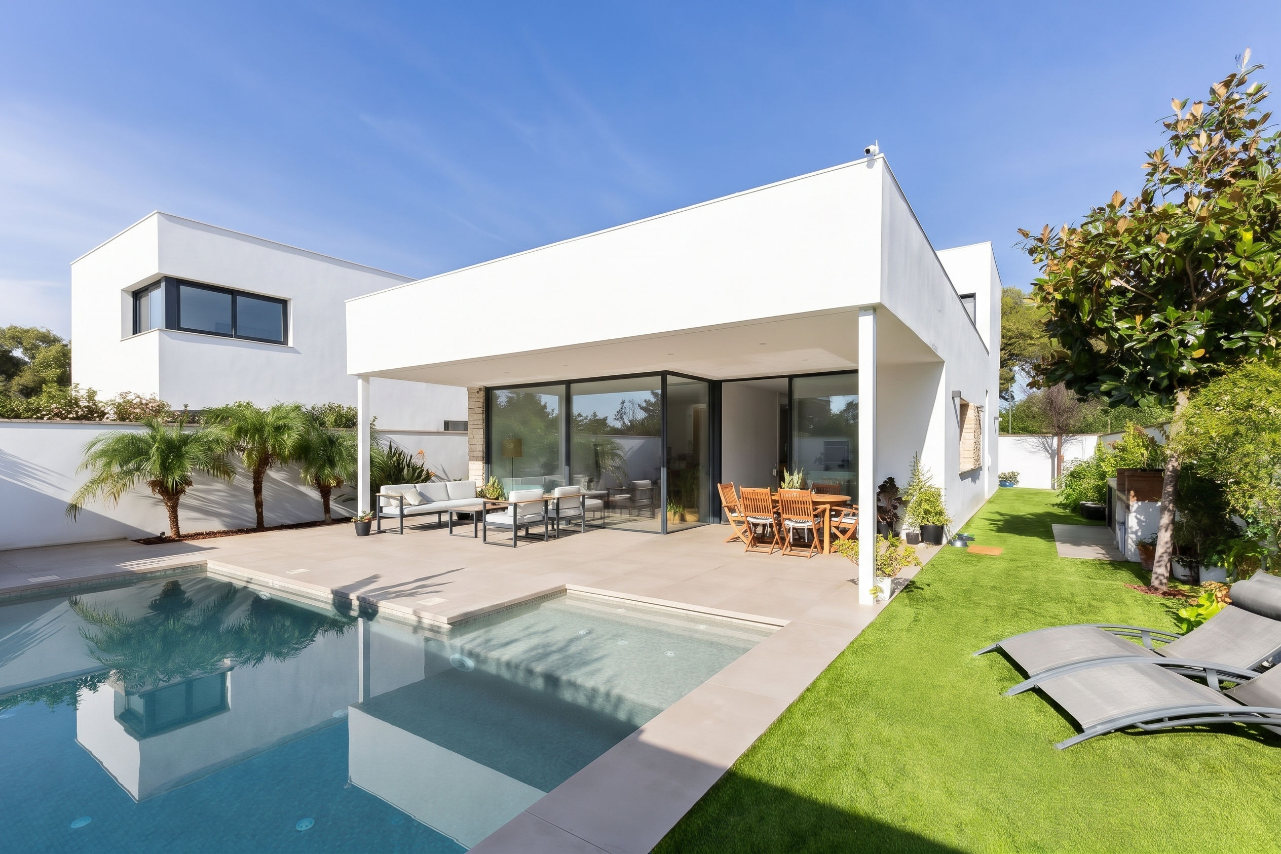 Exclusive single family house in La Eliana town center [AI-modified]