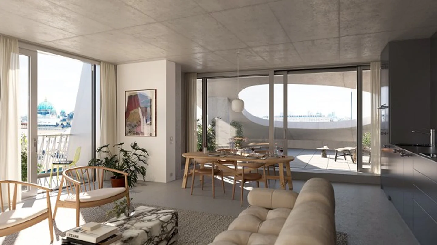 LAIKA AM TACHELES: Penthouse mit Health Club & Spa Zugang und traumhaftem Blick über die Stadt - Photo 1