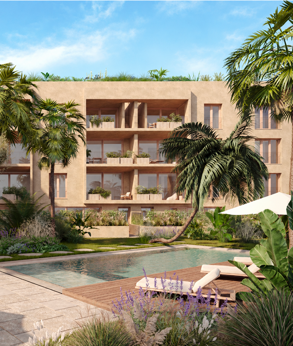 Stylish urban living - yet a tranquil oasis in the center of the city
