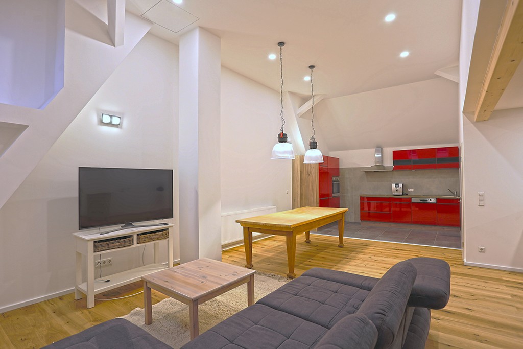 Geschmackvoll modernisierte Maisonettewohnung in ehemaliger Scheune!
