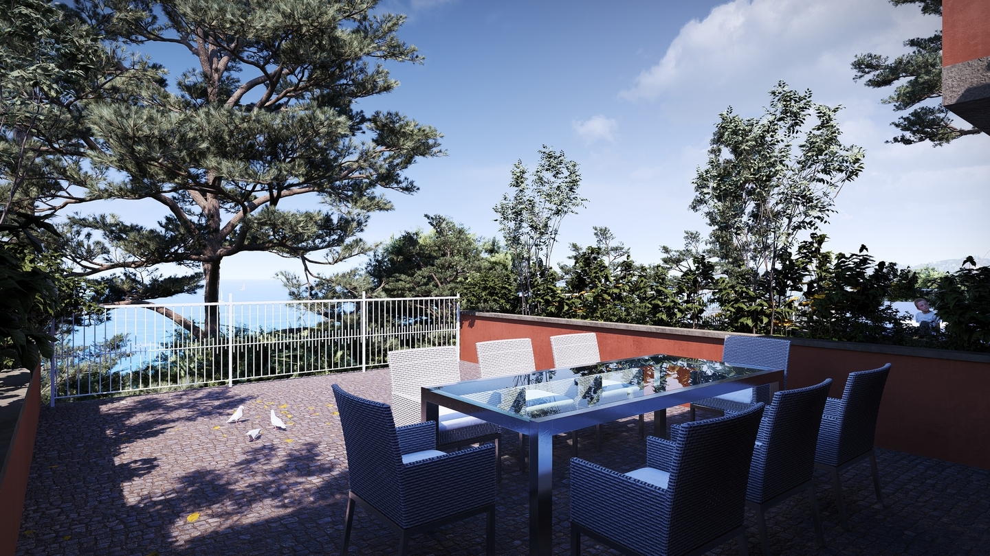 Zeitgemäßes Wohnen in Piani d'Invrea – Zugang zum Meer und Swimmingpool