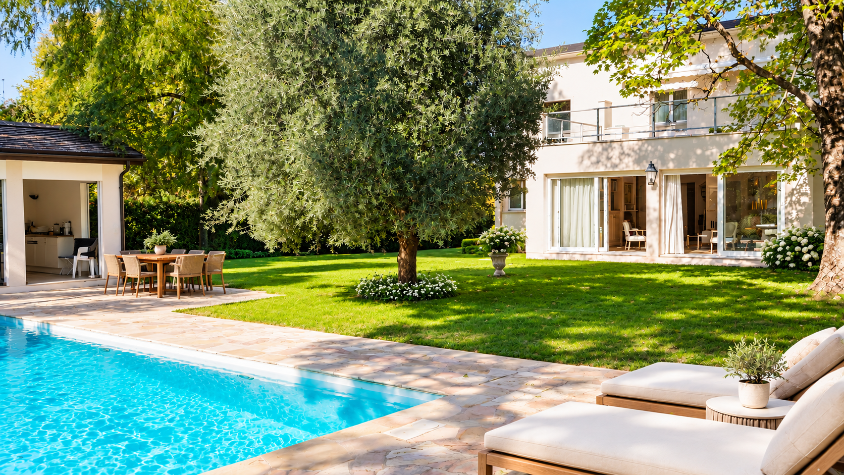 A Spacious Individual Villa with 5 Bedrooms in Corsier