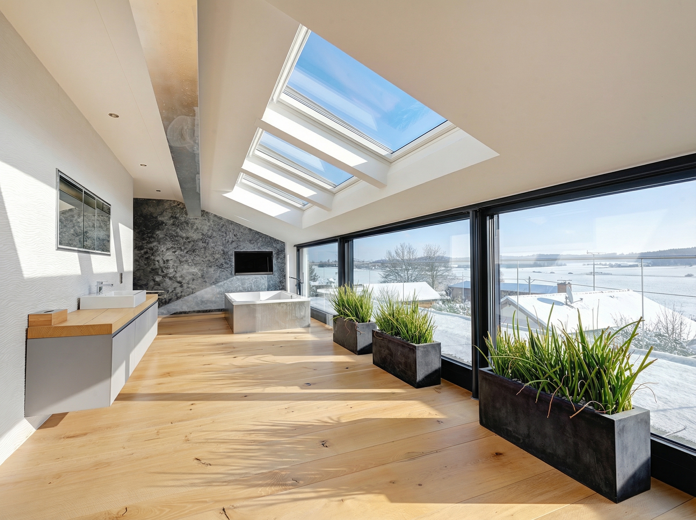 Privates Refugium mit Stil – energieautarke Luxusvilla mit Spa, Kamin und außergewöhnlicher Architektur