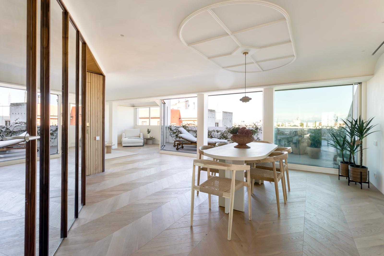 Stunning Renovated Penthouse with Terraces and Open Views in Castellana