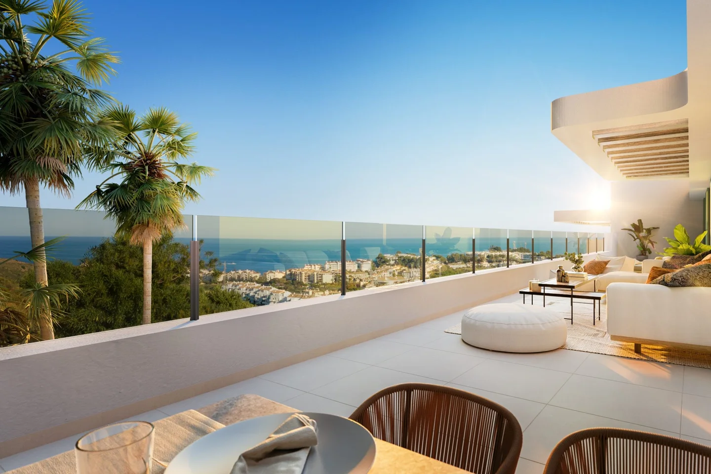 New penthouse with views in La Cala de Mijas