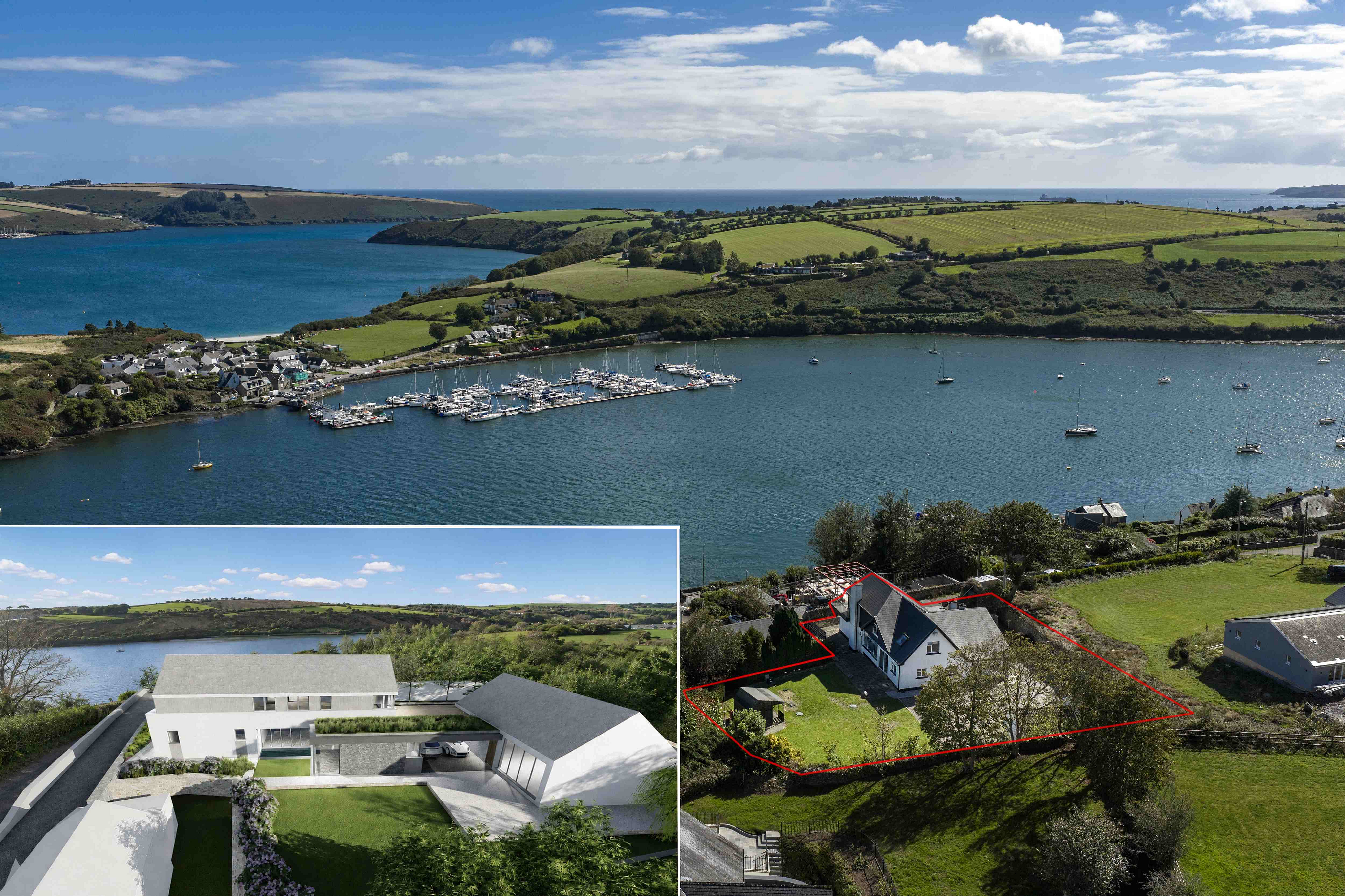 Exceptional Compass Hill Property with Full Planning Permission for Contemporary Home