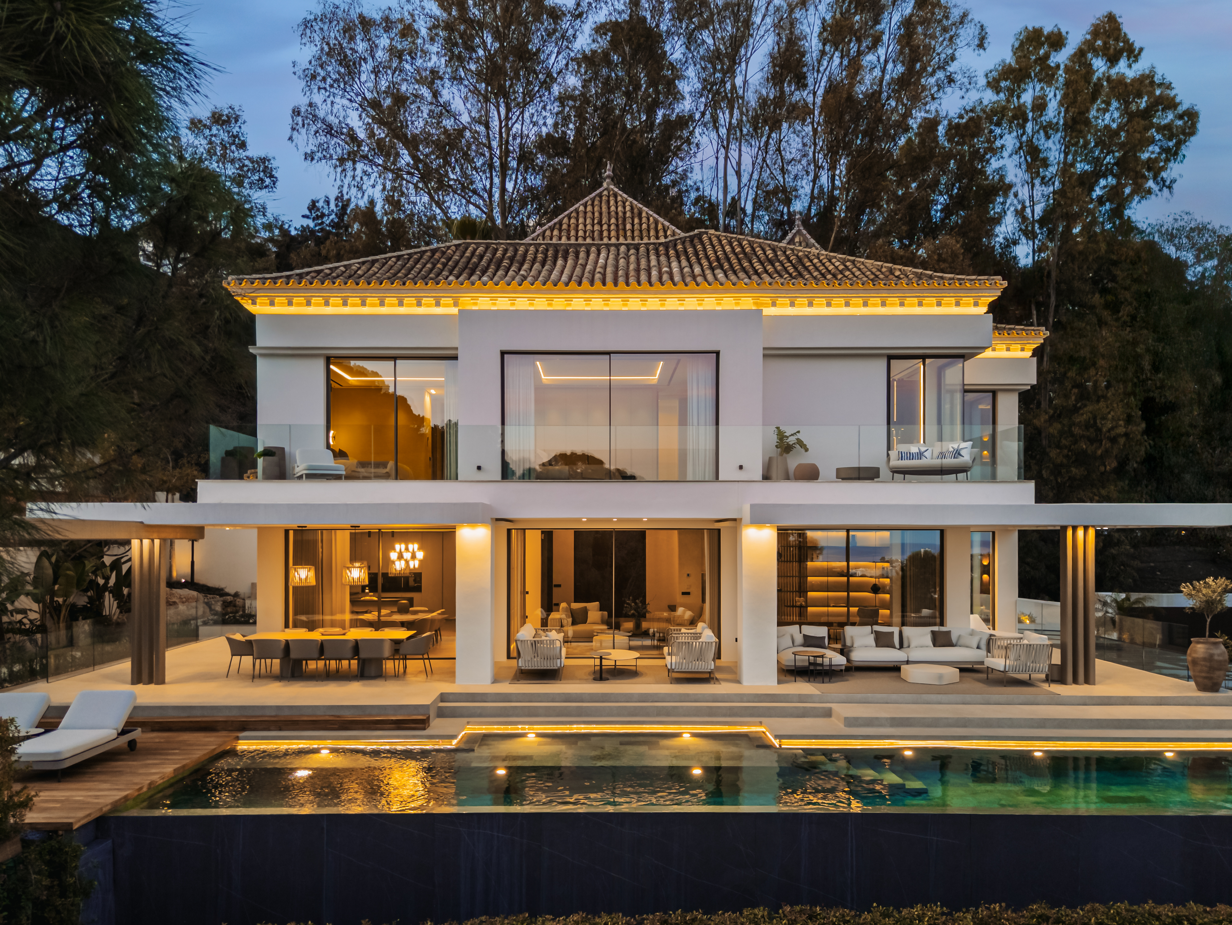 Außergewöhnliche Villa mit Panoramablick in El Herrojo, La Quinta