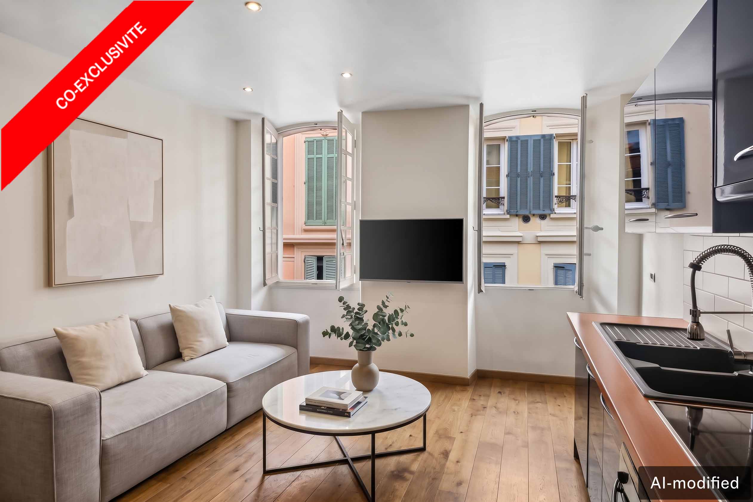 Cannes — 4-room dual-aspect apartment, top floor, near the Palais des Festivals