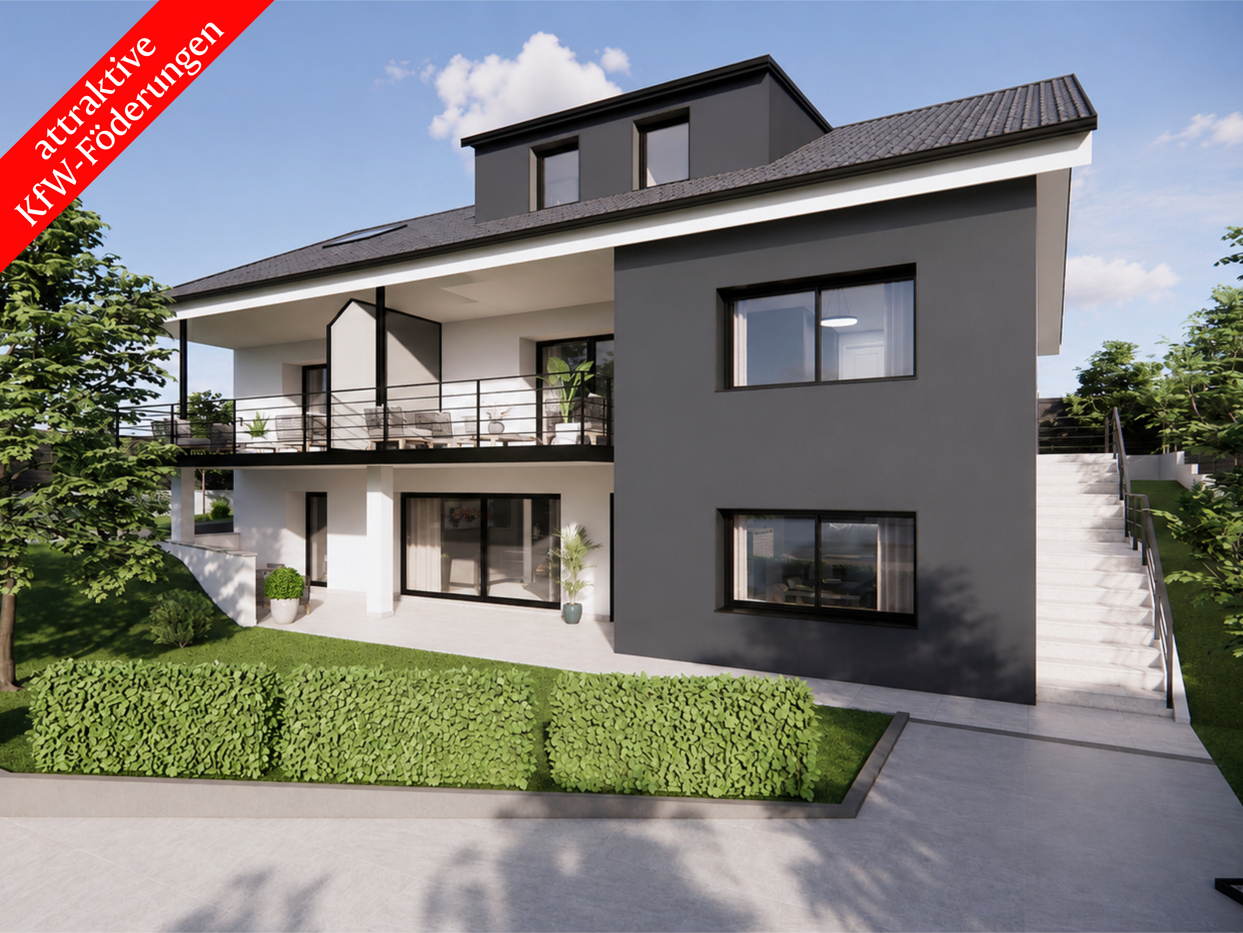 Kernsanierte Erdgeschosswohnung mit Terrasse und Gartenanteil